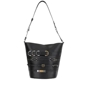 Leather Shoulder Bag With Straps