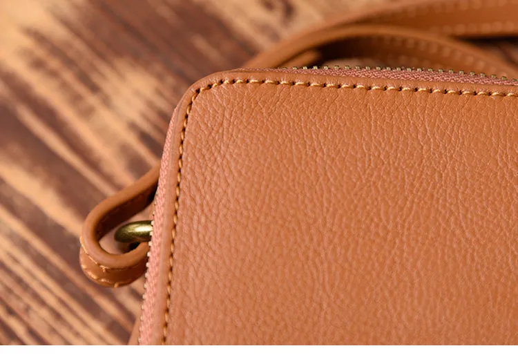 Leather Women Cube Box Shoulder Bag Crossbody Bag For Women