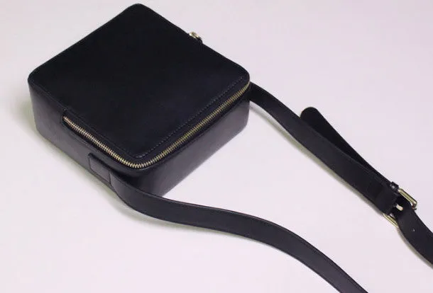 Leather womens Cube bag shoulder bag purse for women leather crossbody bag