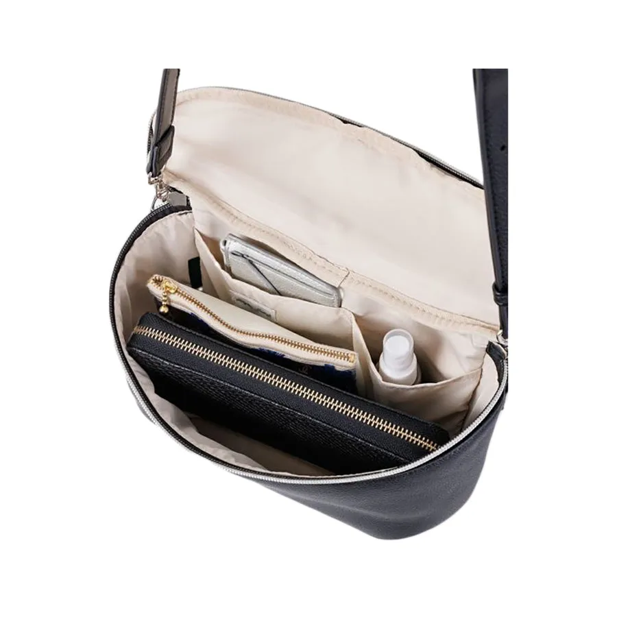 LEGATO LARGO Full Grain Faux CB Bag Black  (230g)