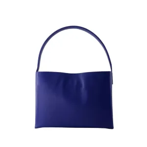 Leonore L Shoulder Bag - Leather - Blue Cobalt