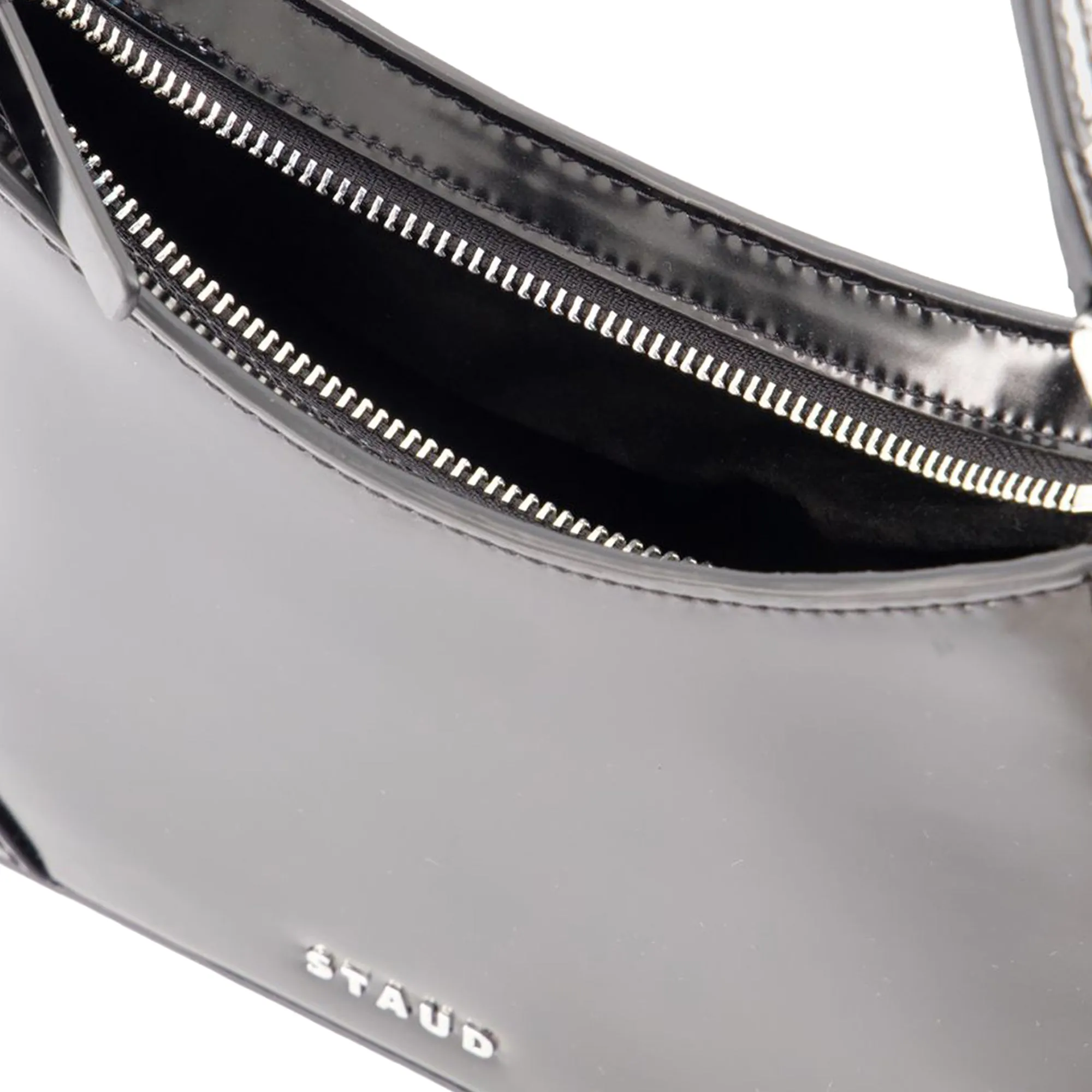 Linda Shoulder Bag - Staud - Leather - Black