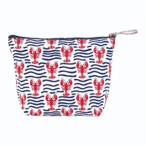 Lobster Waves Pouch Large