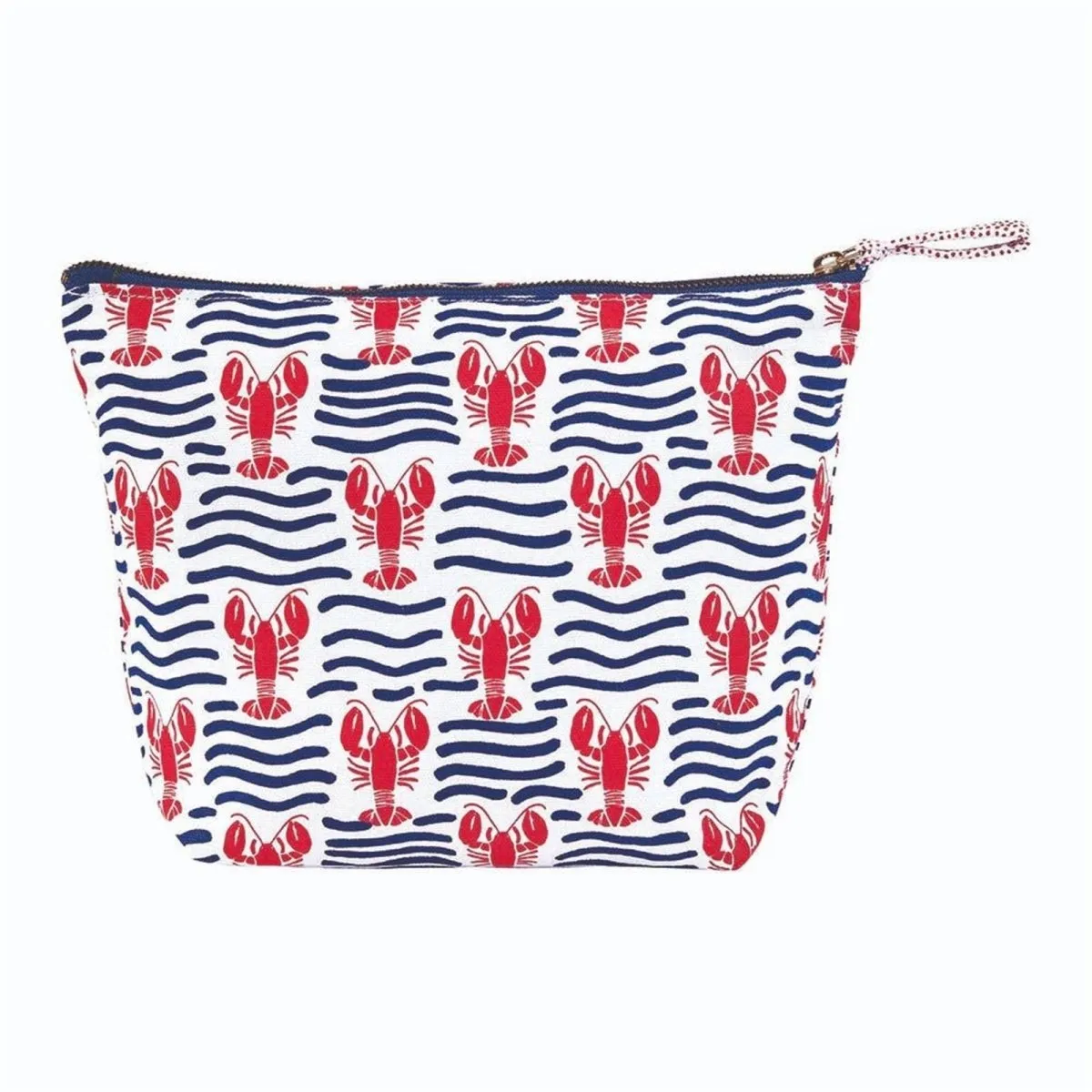 Lobster Waves Pouch Large