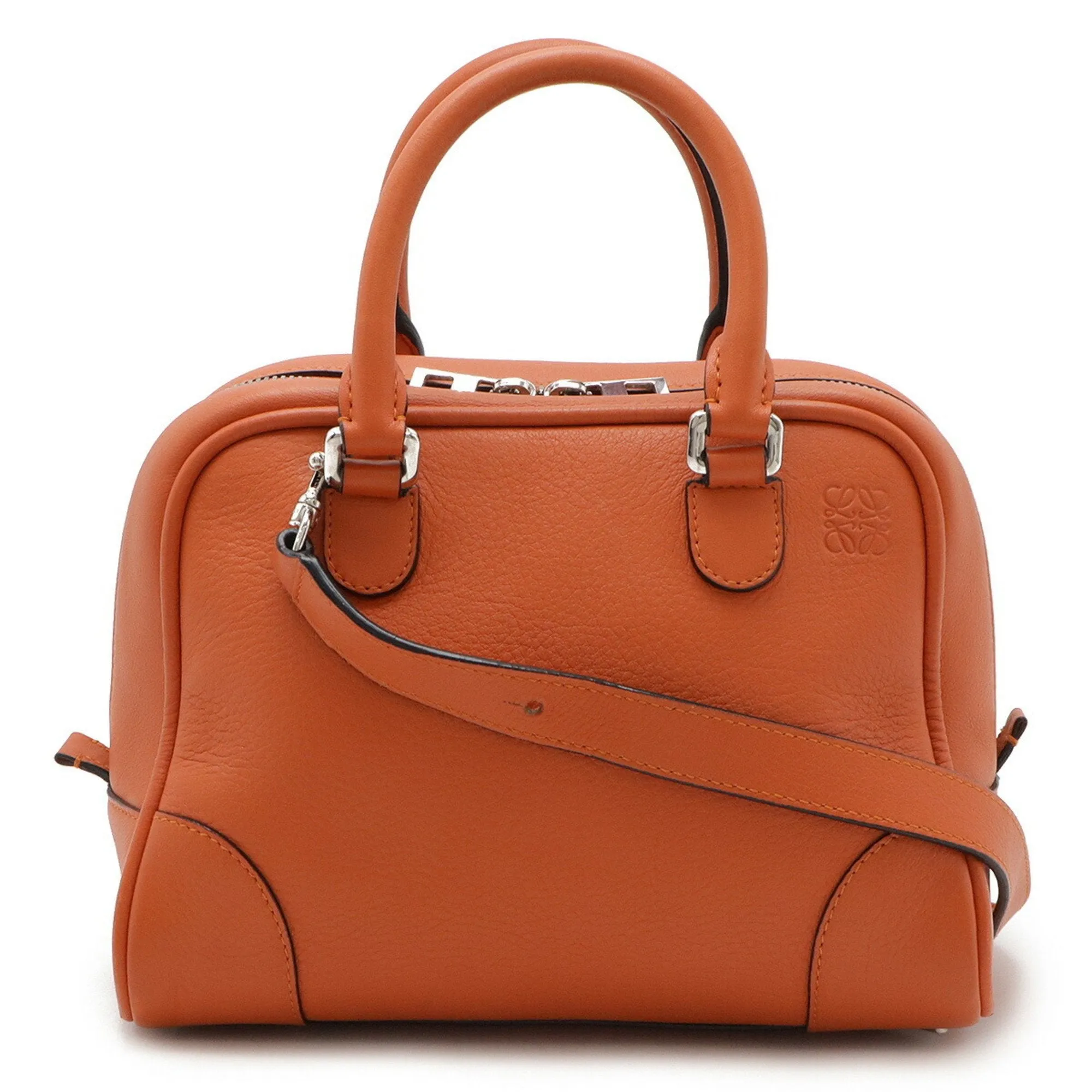Loewe Leather Handbag Shoulder Bag (Pre-Owned)