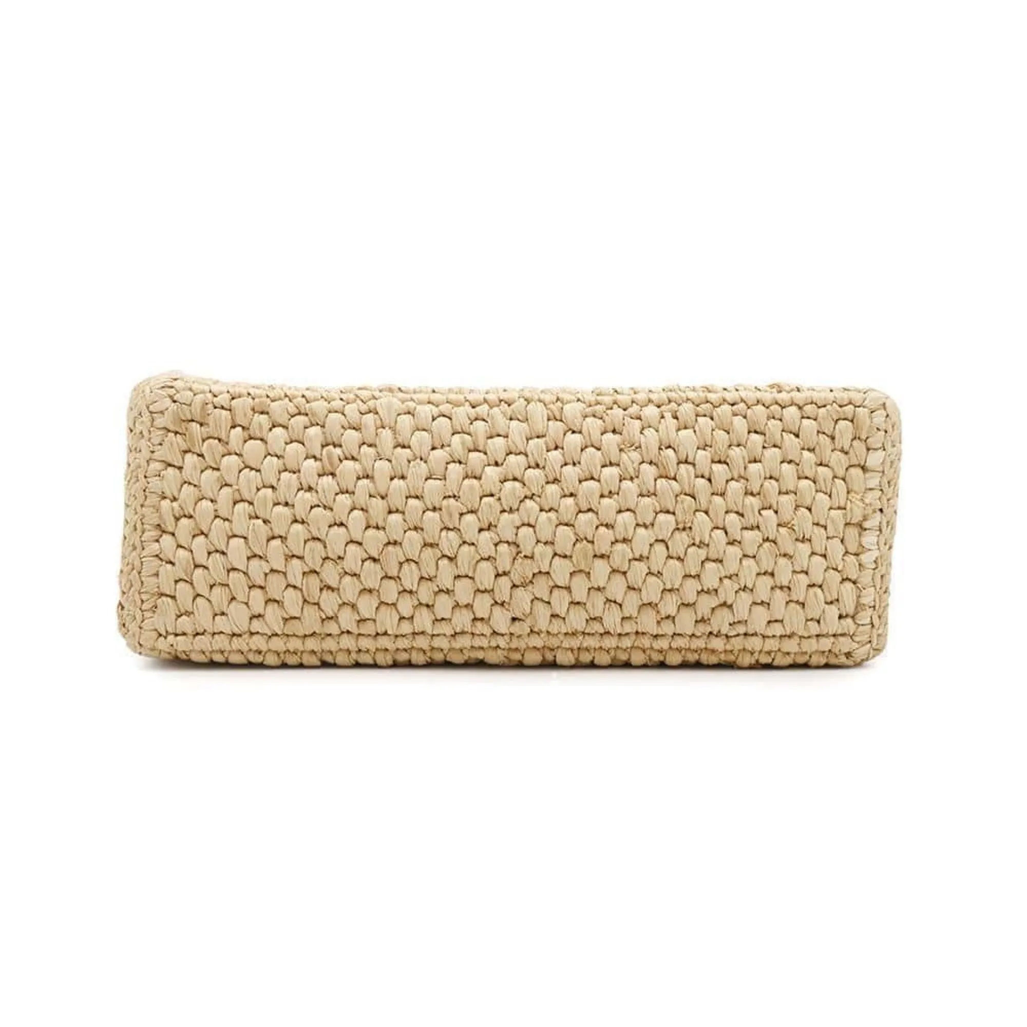Loewe Raffia Leather Handbag Shoulder Bag (Pre-Owned)