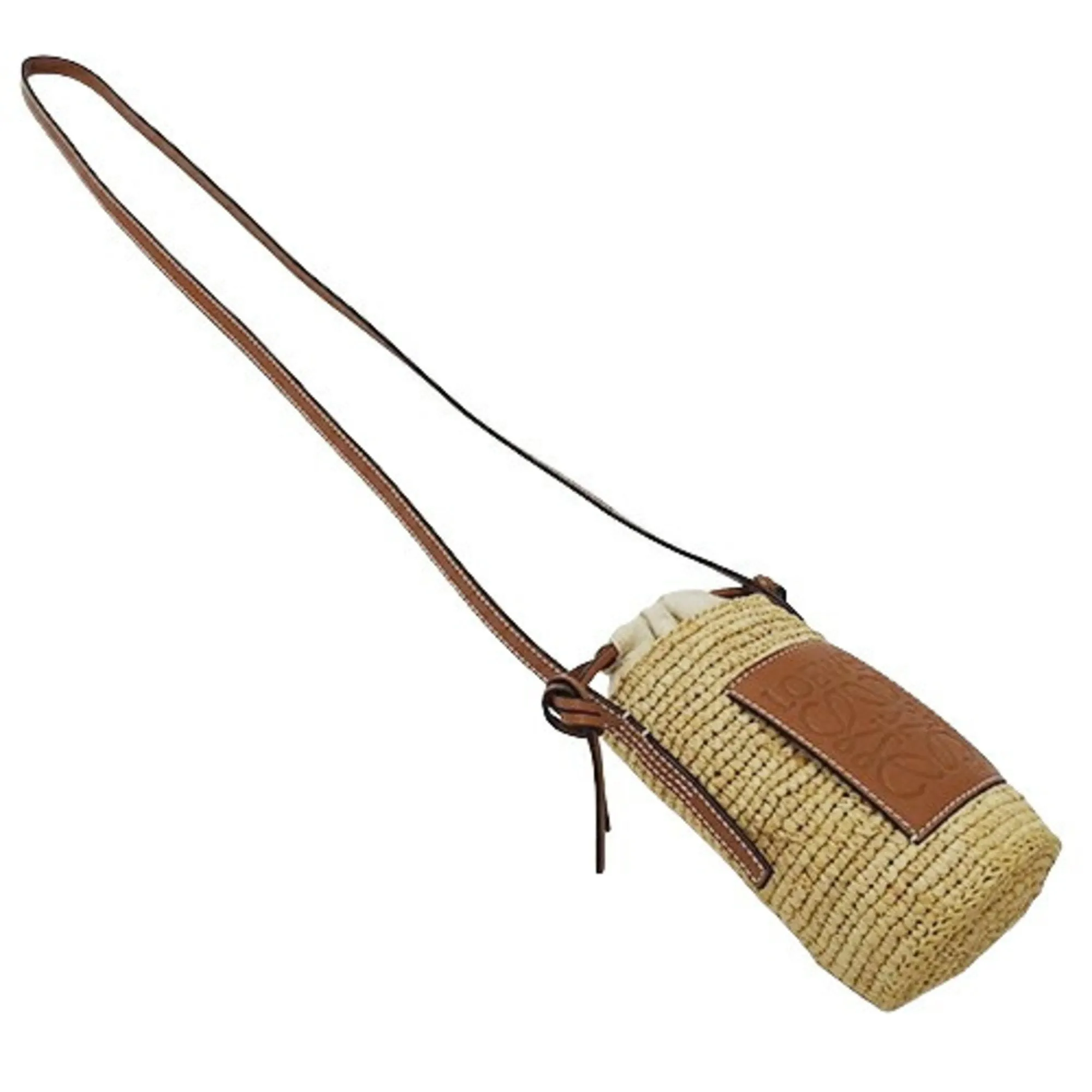 Loewe  Raffia Shoulder Bag (Pre-Owned)