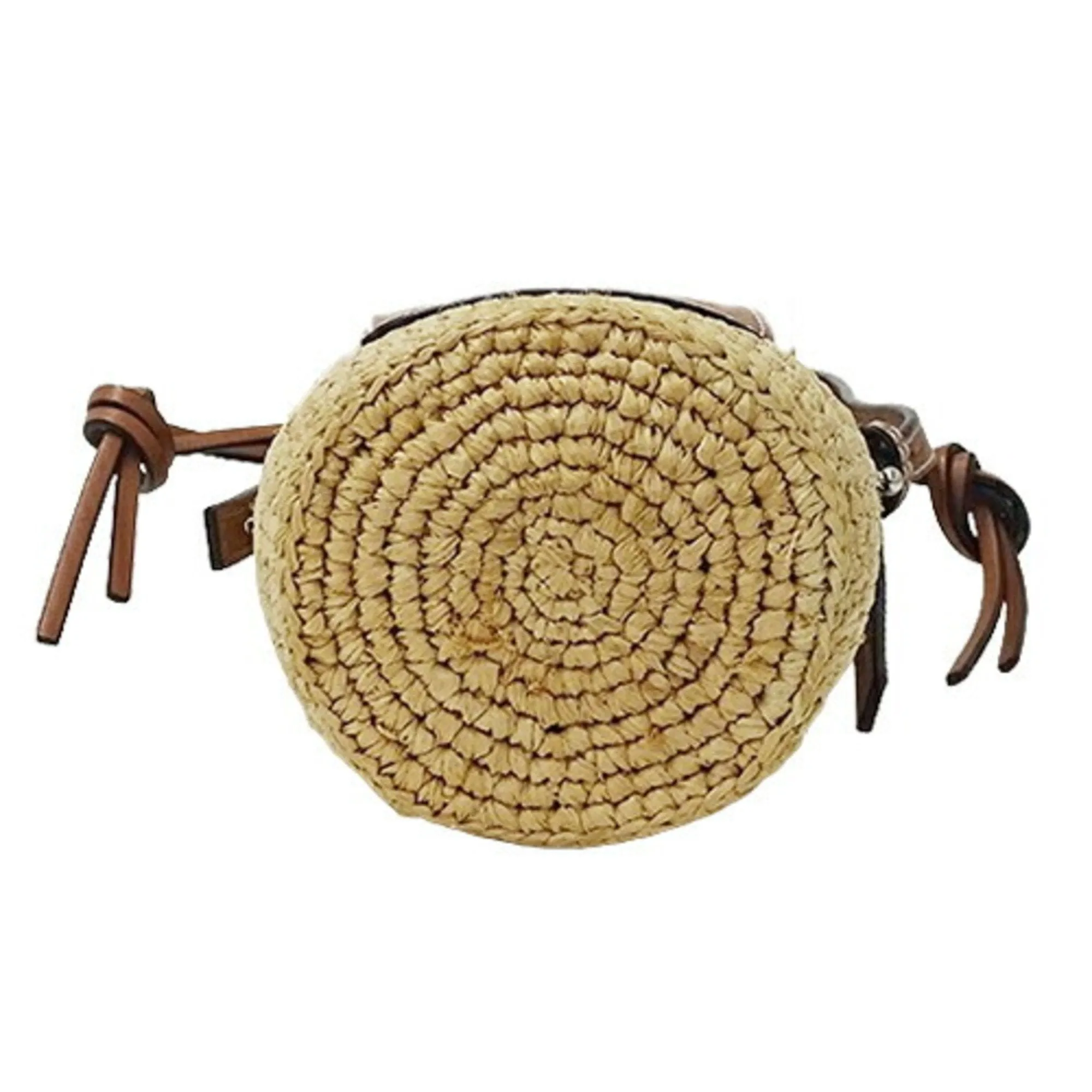 Loewe  Raffia Shoulder Bag (Pre-Owned)