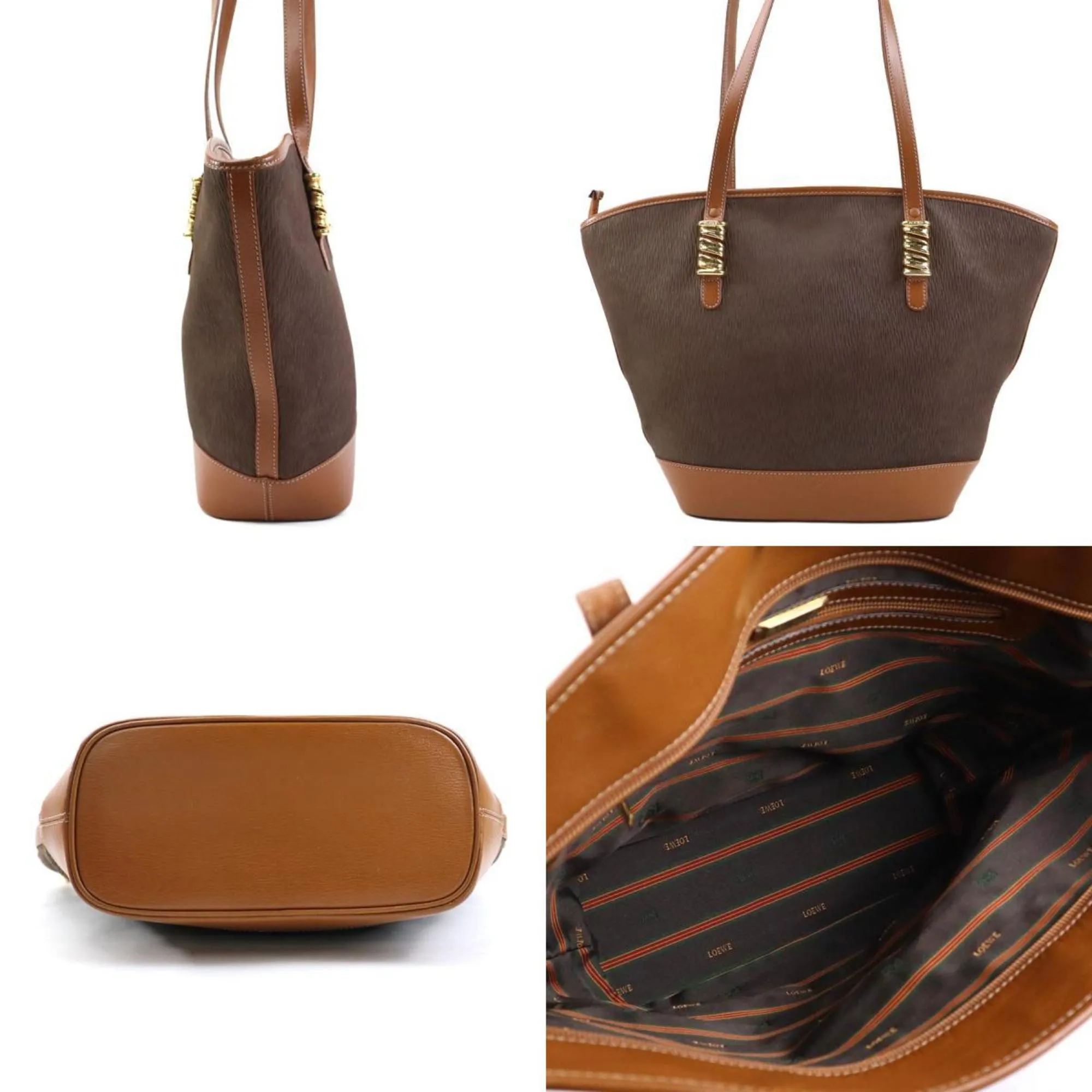 Loewe Velazquez Leather Shoulder Bag (Pre-Owned)
