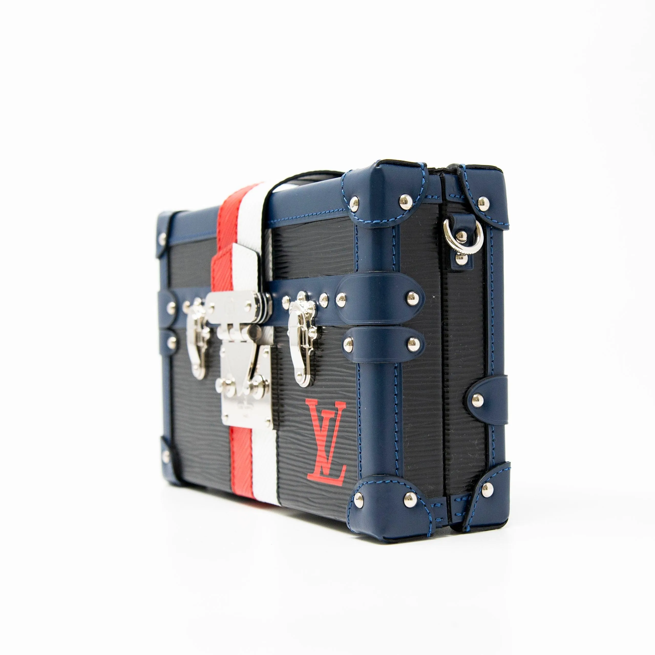 Louis Vuitton Black Epi Petite Malle Bag
