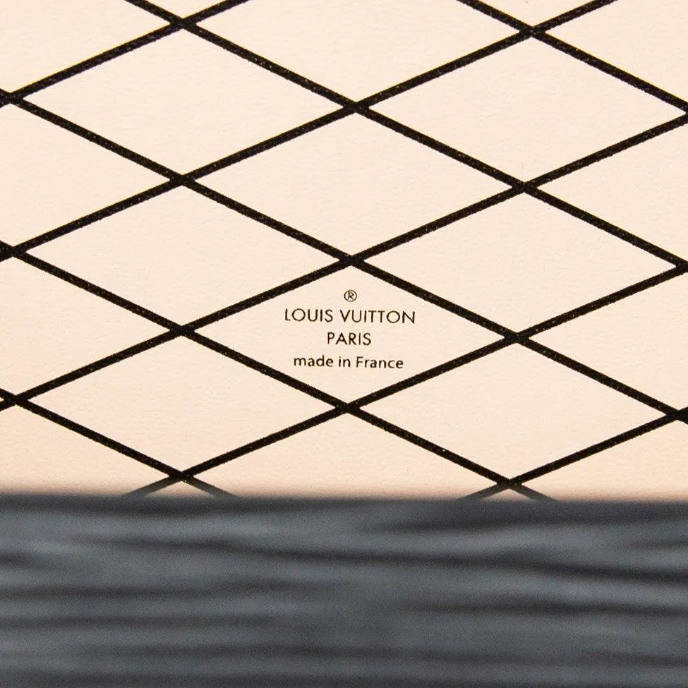 Louis Vuitton Black Epi Petite Malle Bag