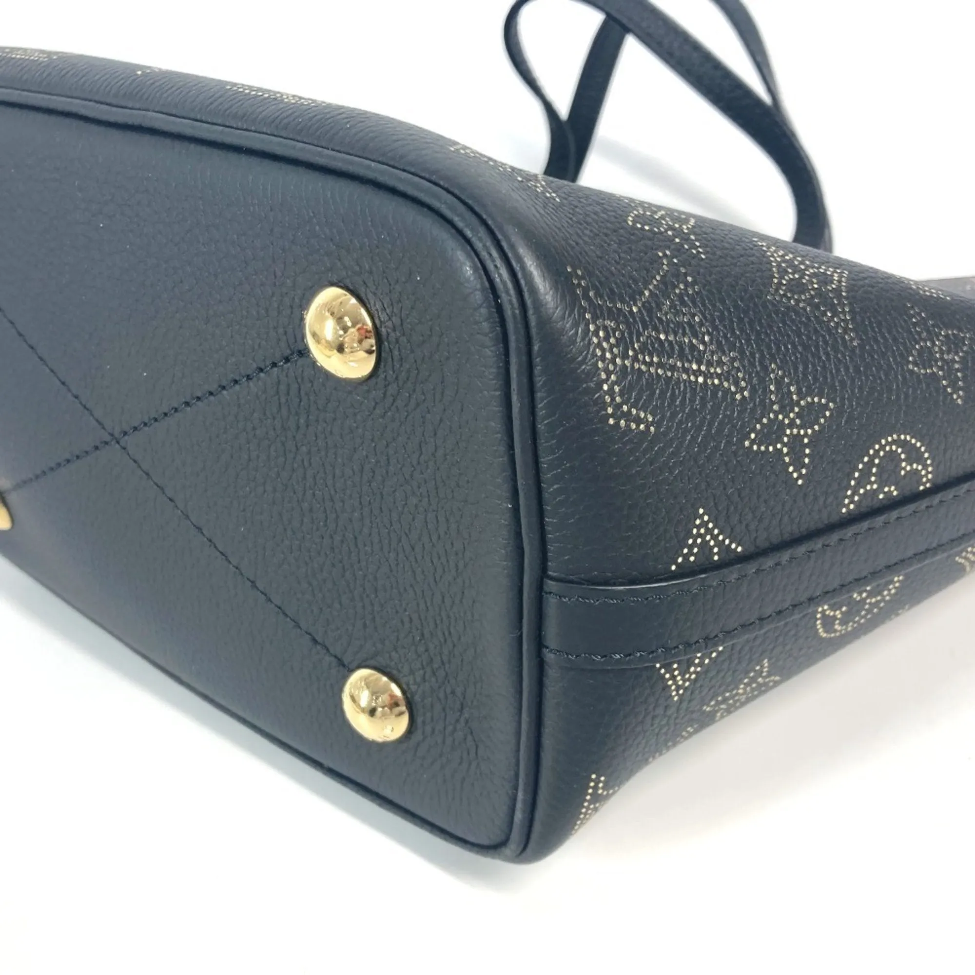 Louis Vuitton Blossom gold Monogram Mahina Leather Leather Handbag Shoulder Bag Tote Bag (Pre-Owned)