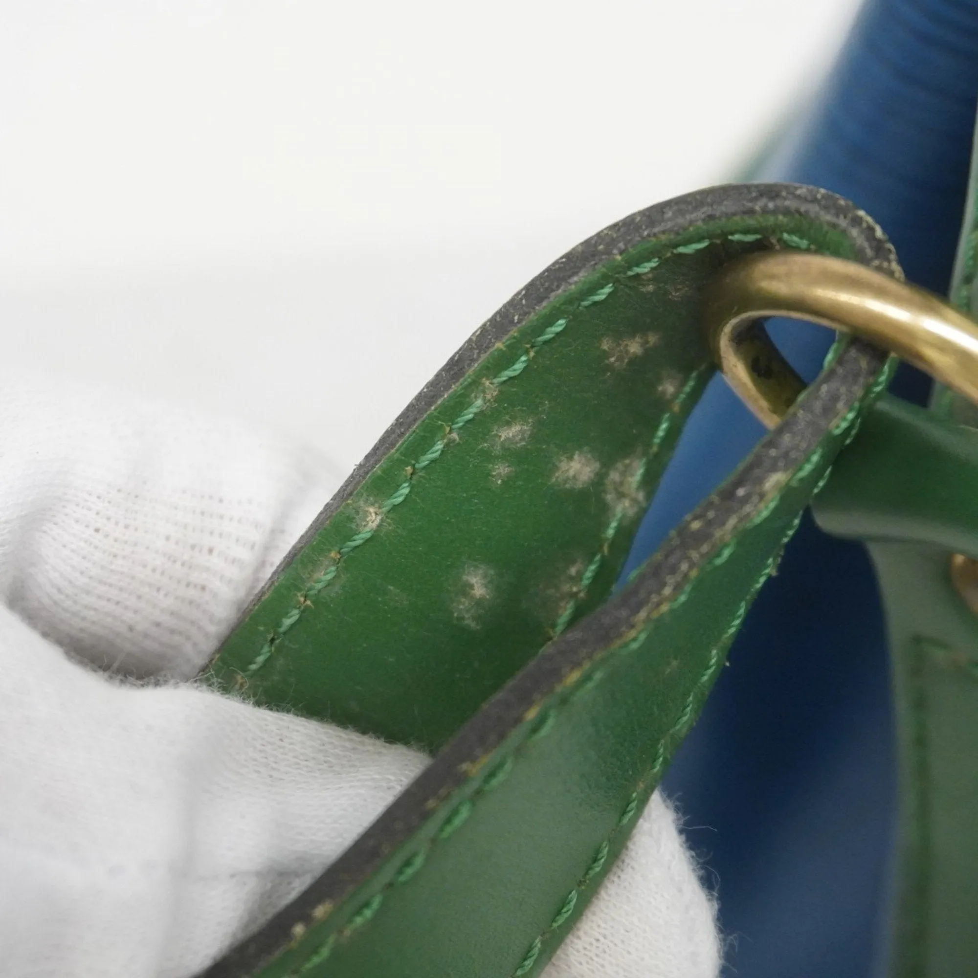 Louis Vuitton Borneo Toledo blue Shoulder Bag (Pre-Owned)