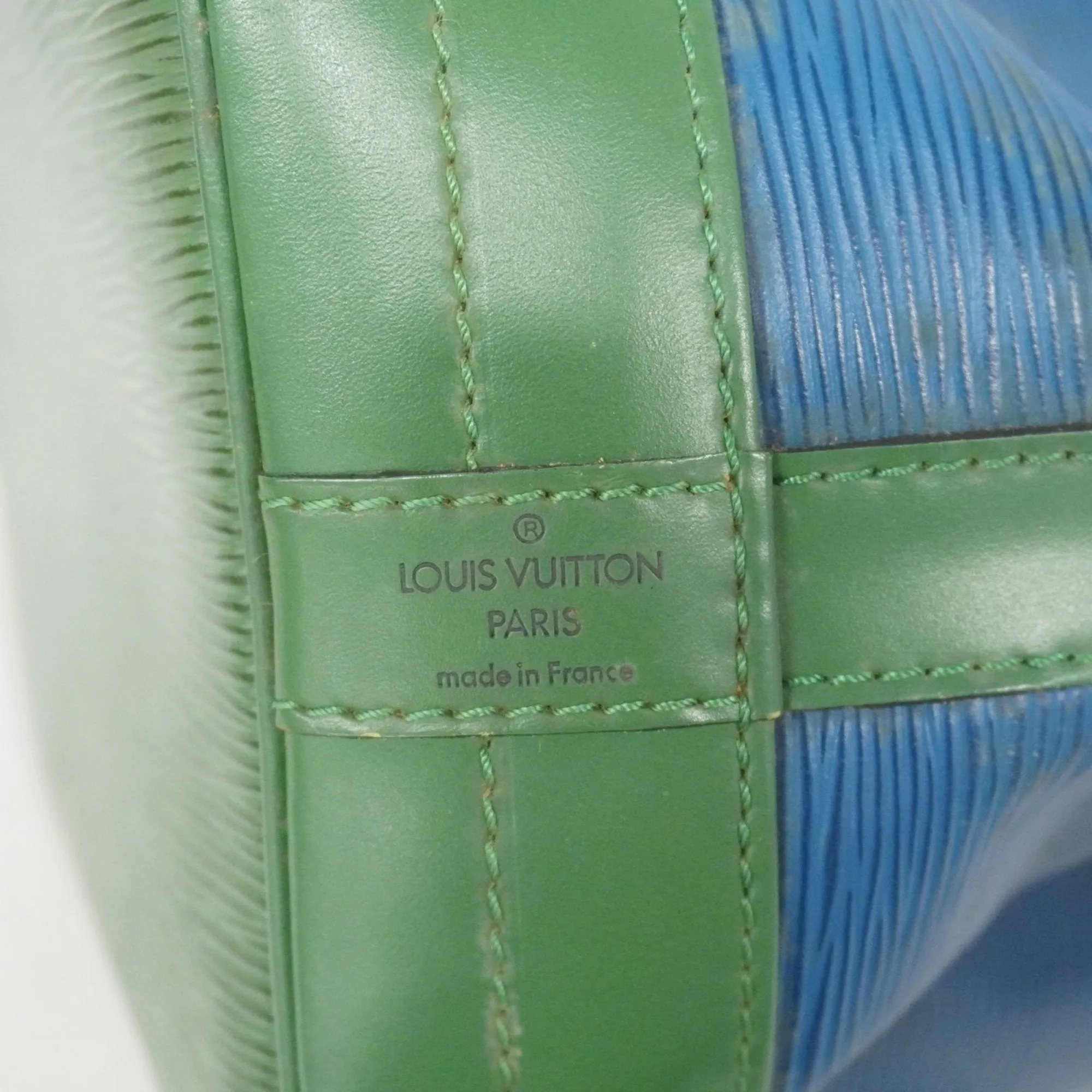 Louis Vuitton Borneo Toledo blue Shoulder Bag (Pre-Owned)