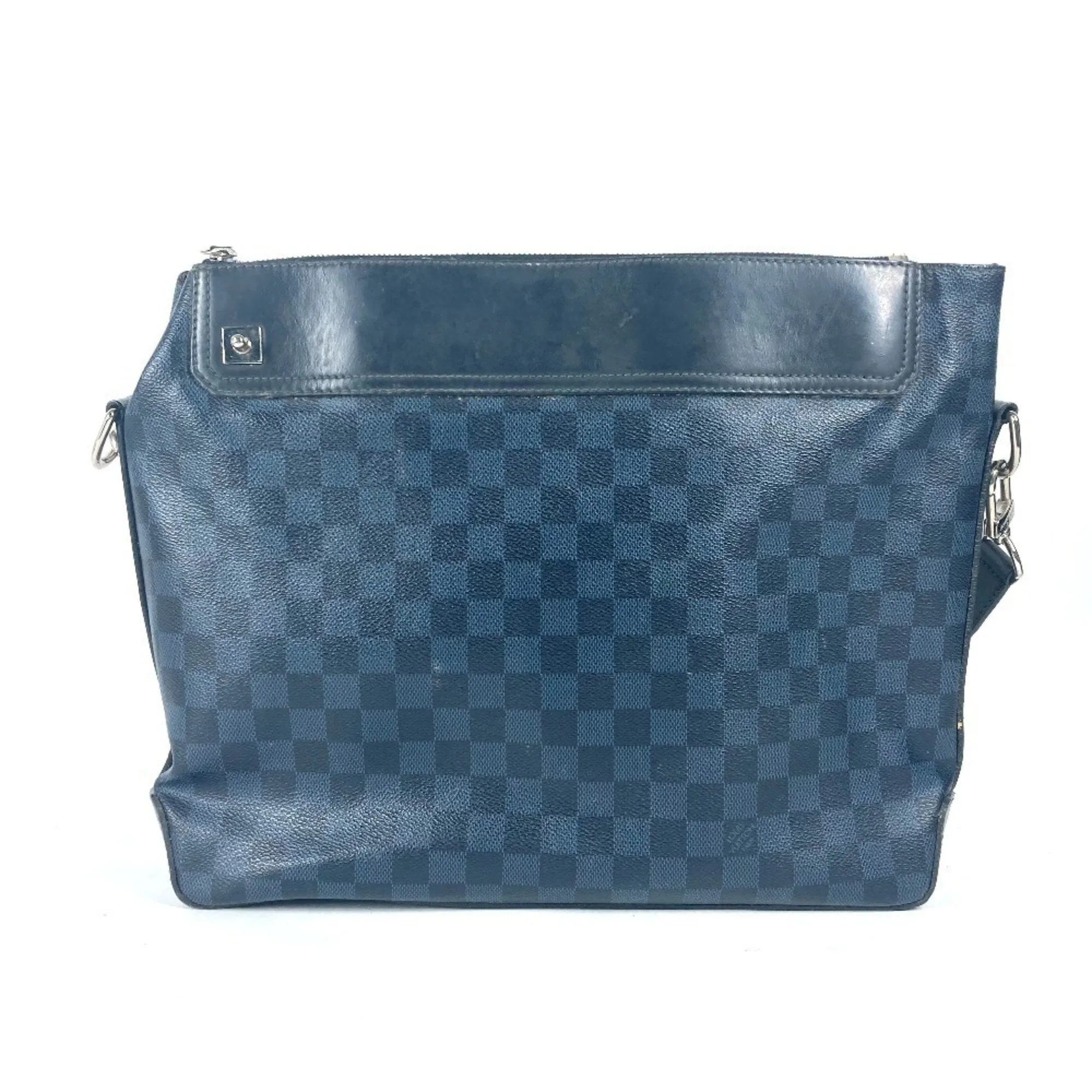 Louis Vuitton Cobalt Galle Navy Damier Canvas Shoulder Bag (Pre-Owned)