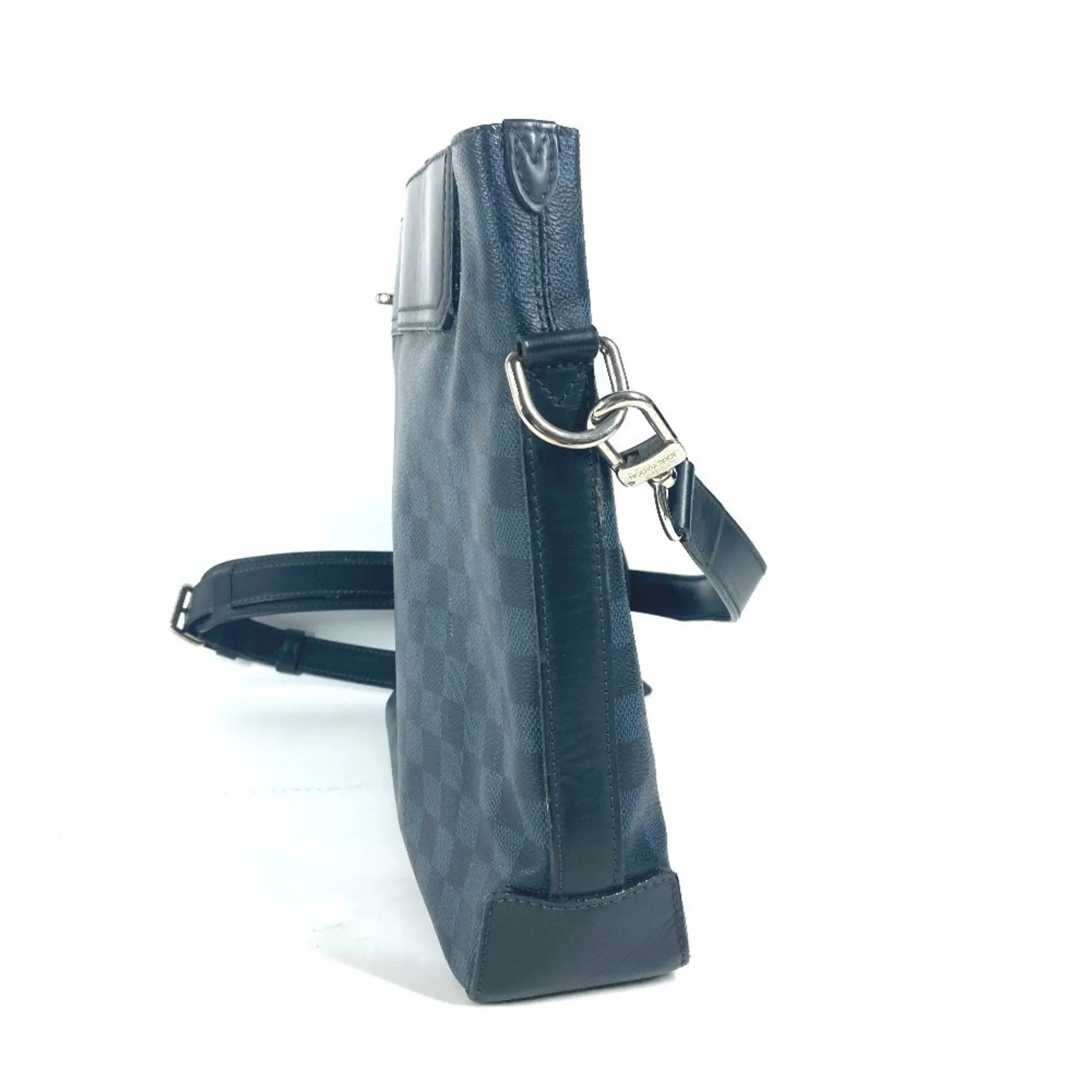 Louis Vuitton Cobalt Galle Navy Damier Canvas Shoulder Bag (Pre-Owned)