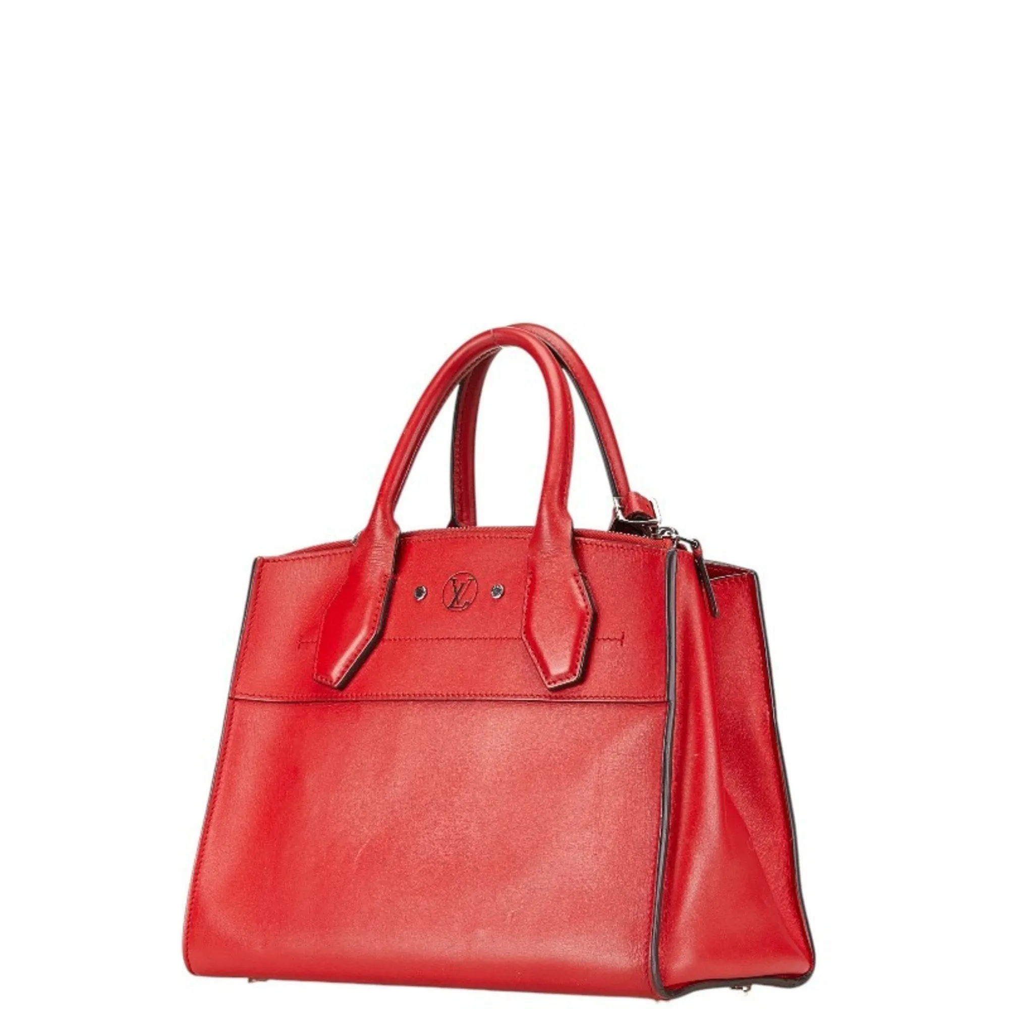 Louis Vuitton Color Rouge Leather Handbag Shoulder Bag (Pre-Owned)
