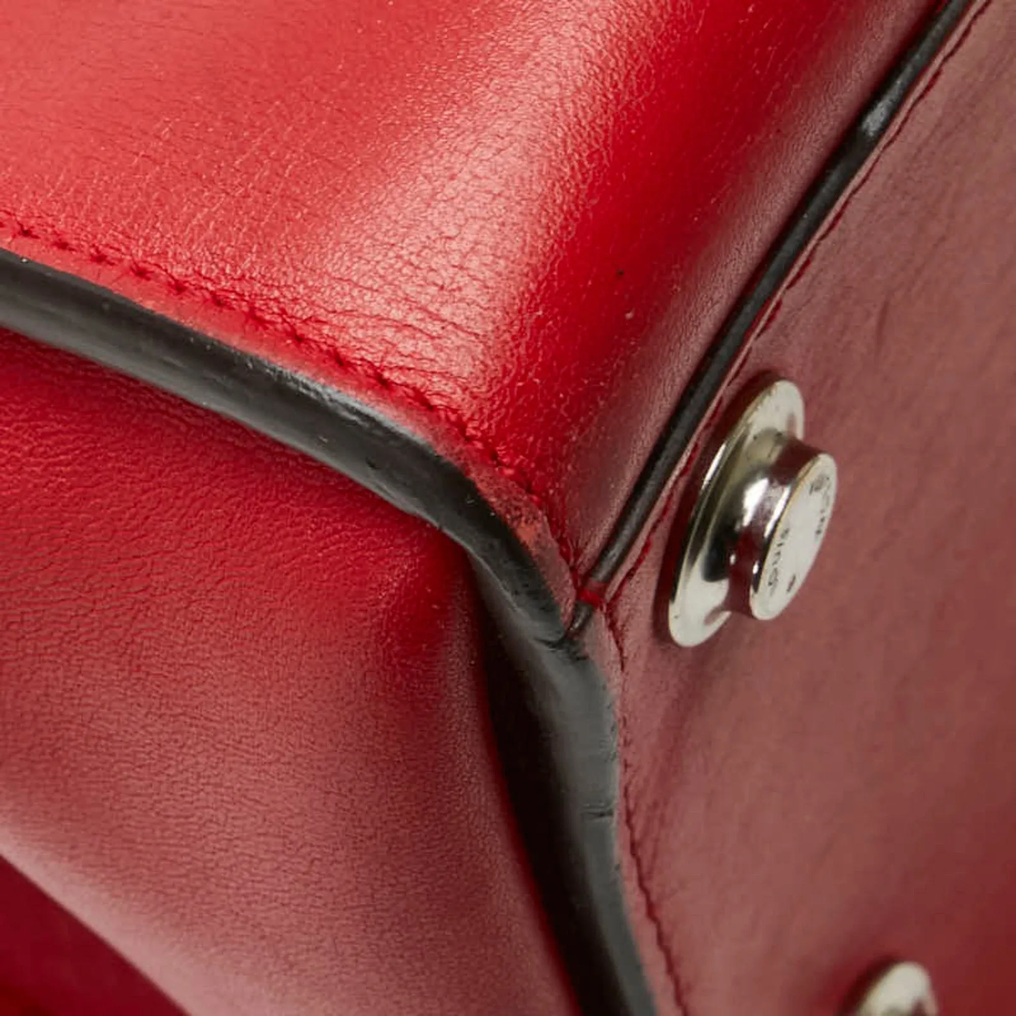 Louis Vuitton Color Rouge Leather Handbag Shoulder Bag (Pre-Owned)