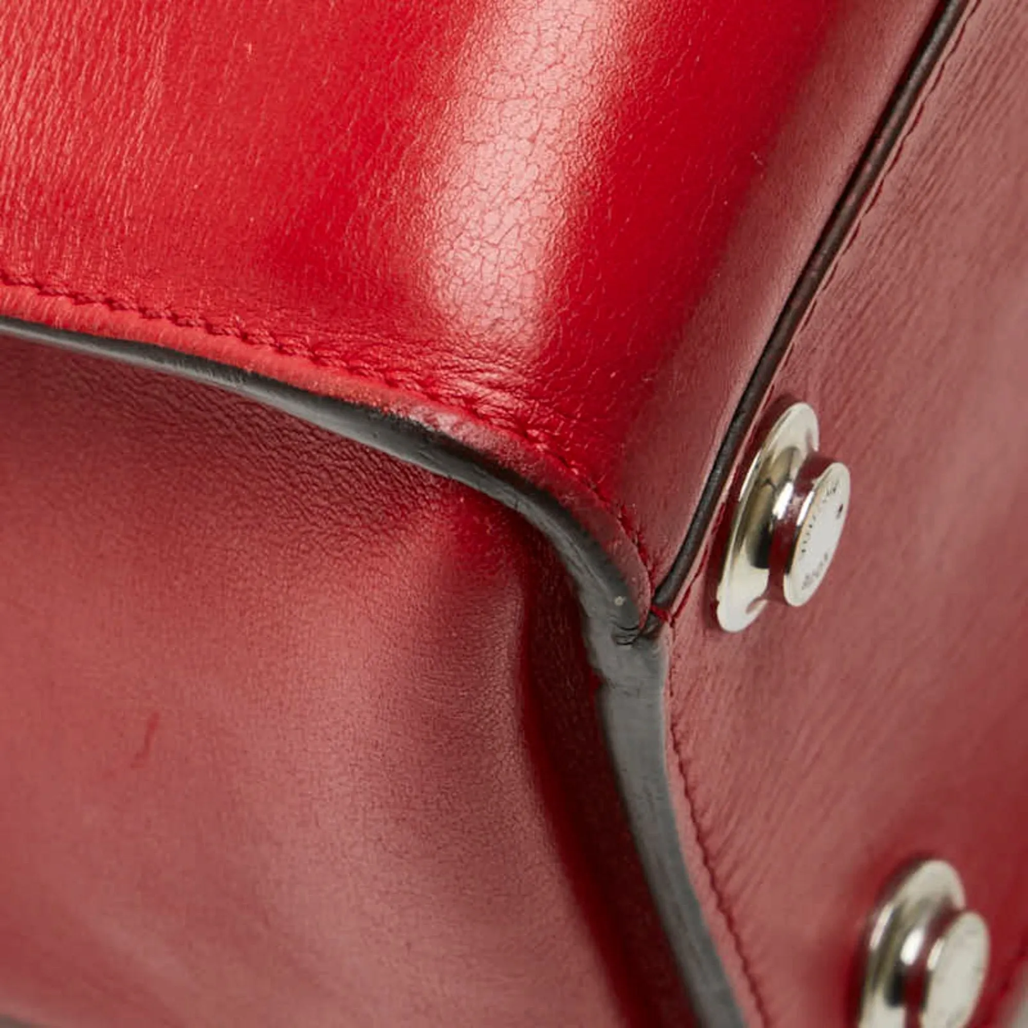 Louis Vuitton Color Rouge Leather Handbag Shoulder Bag (Pre-Owned)