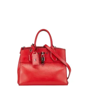 Louis Vuitton Color Rouge Leather Handbag Shoulder Bag (Pre-Owned)