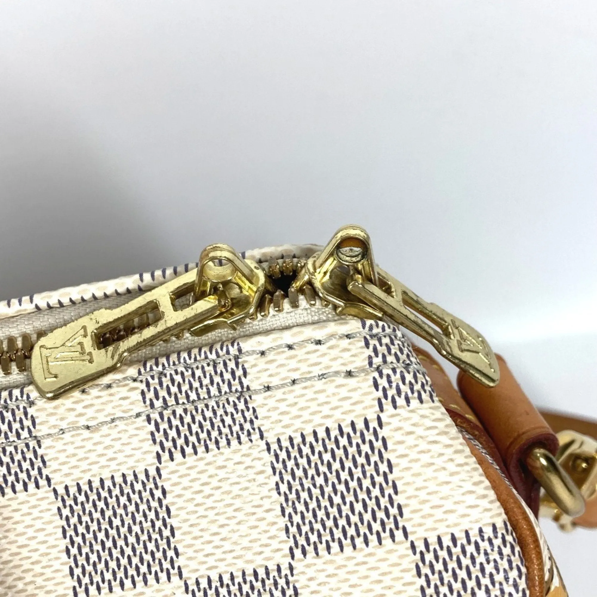 Louis Vuitton Damier Azur Damier Azur Boston Bag Handbag Shoulder Bag (Pre-Owned)