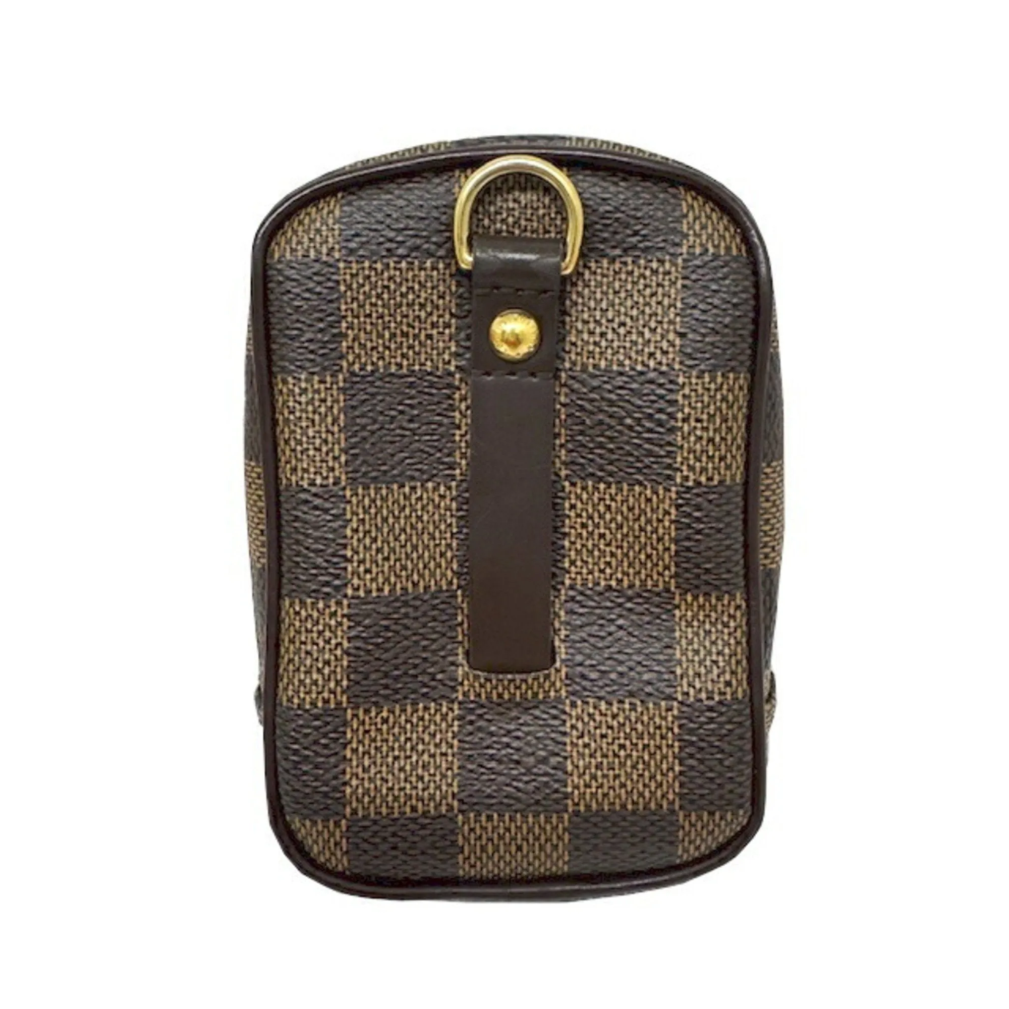 Louis Vuitton Damier Canvas Ebene Damier Canvas Pouch Shoulder Bag (Pre-Owned)