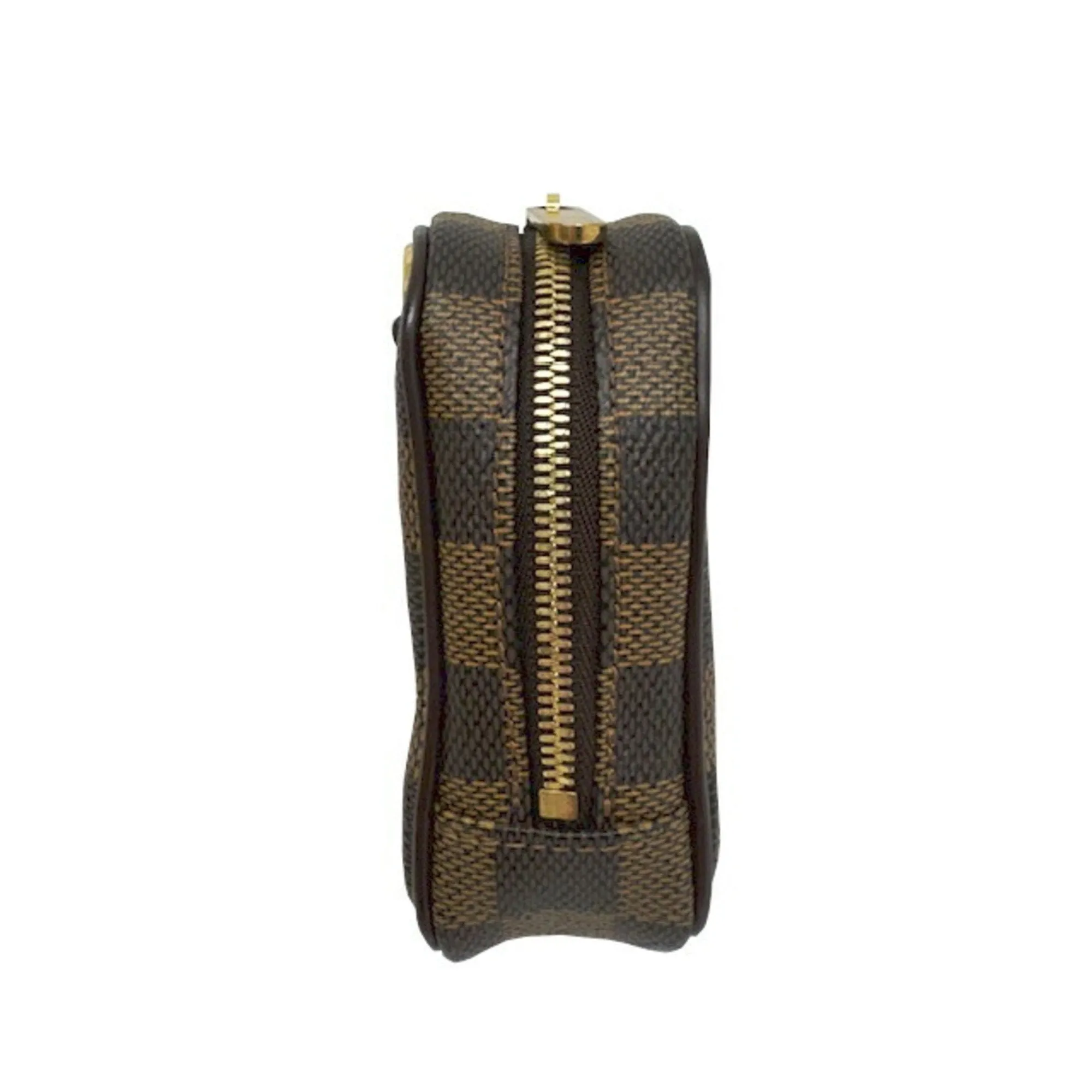 Louis Vuitton Damier Canvas Ebene Damier Canvas Pouch Shoulder Bag (Pre-Owned)