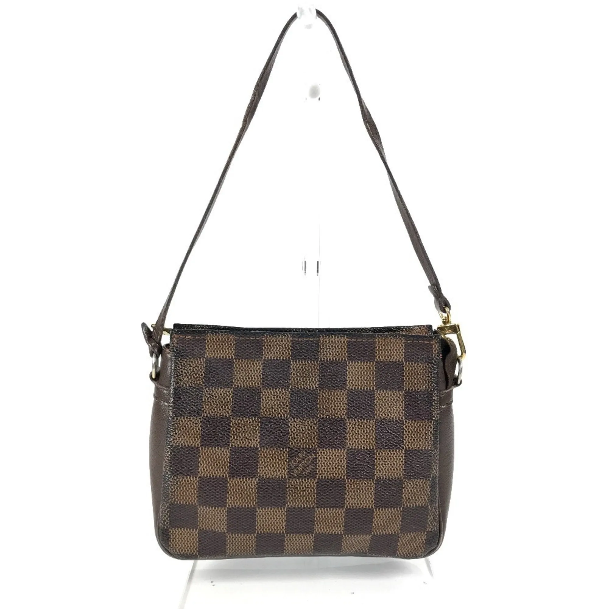 Louis Vuitton Damier Ebene Damier Canvas Handbag Shoulder Bag (Pre-Owned)