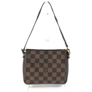 Louis Vuitton Damier Ebene Damier Canvas Handbag Shoulder Bag (Pre-Owned)