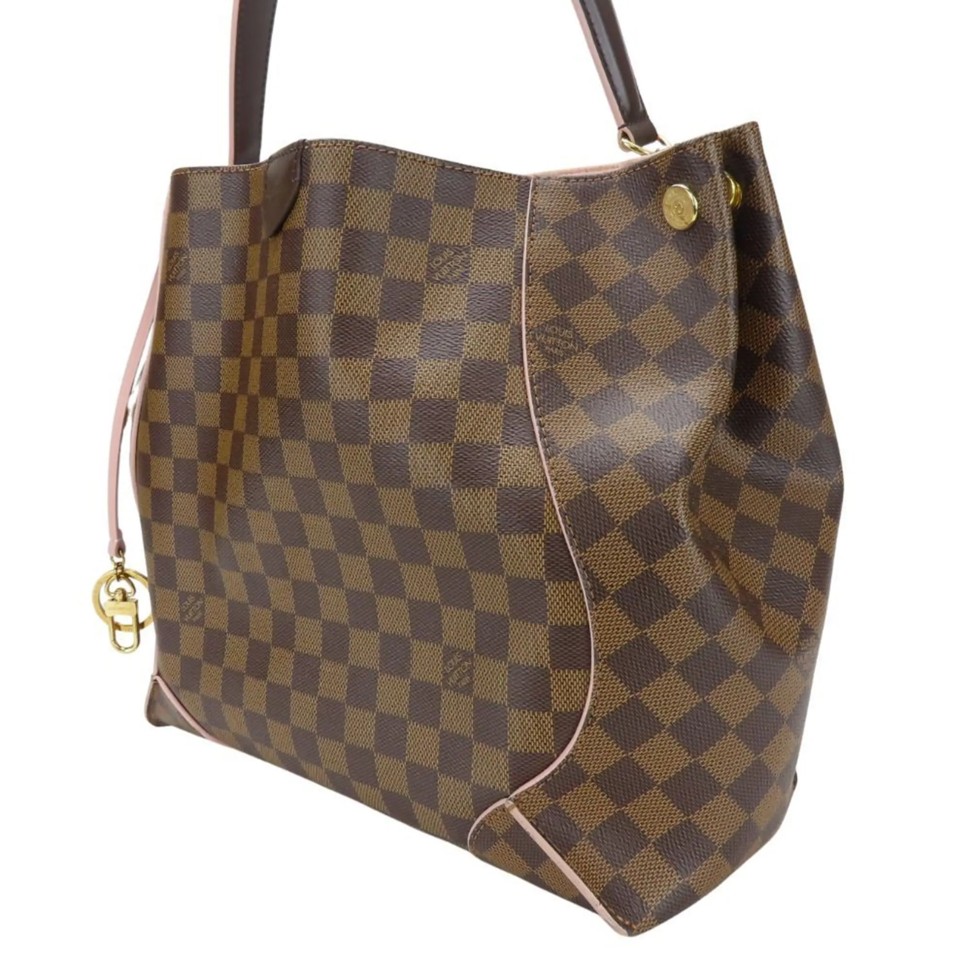 Louis Vuitton Damier pink Rose Ballerine Damier Canvas Shoulder Bag (Pre-Owned)