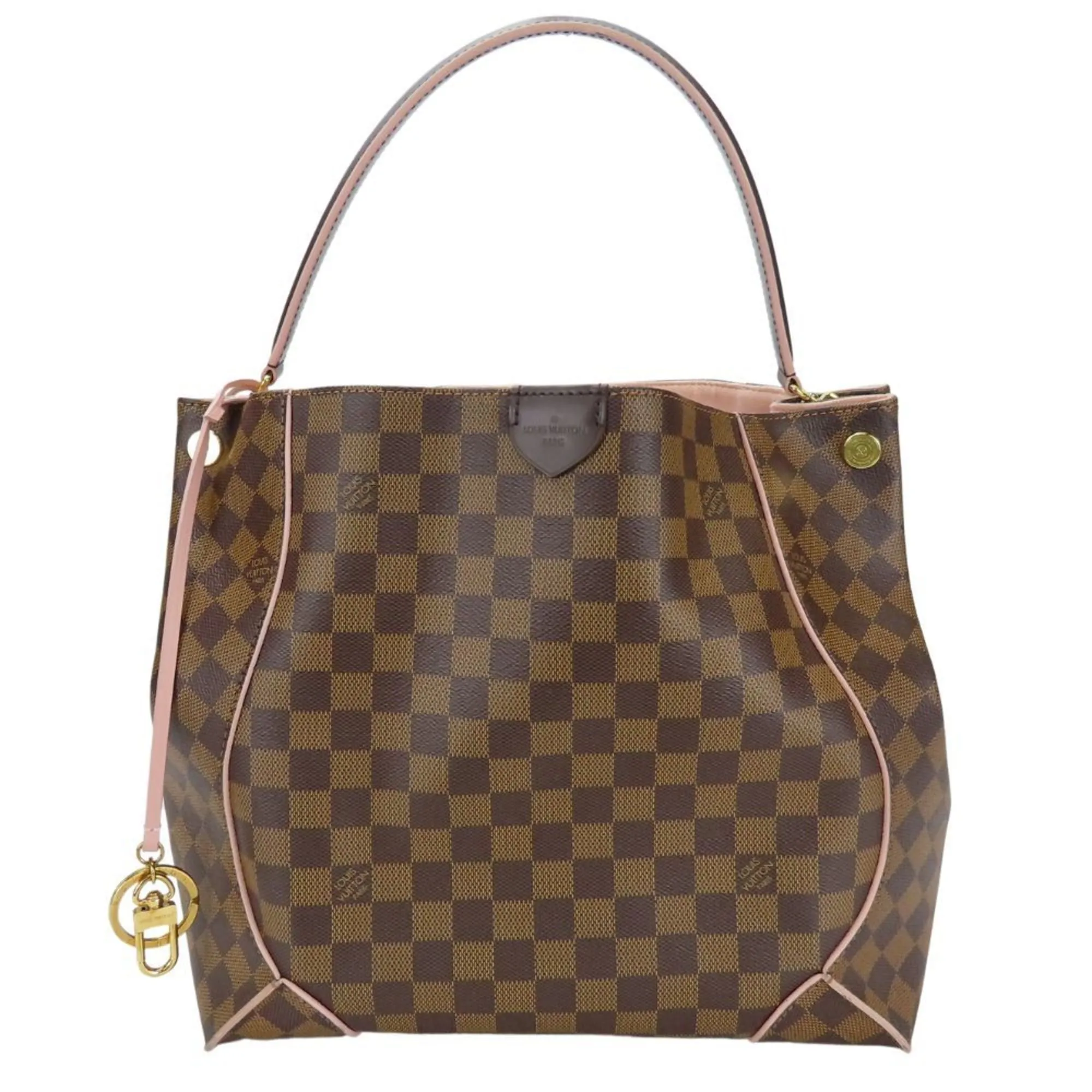 Louis Vuitton Damier pink Rose Ballerine Damier Canvas Shoulder Bag (Pre-Owned)