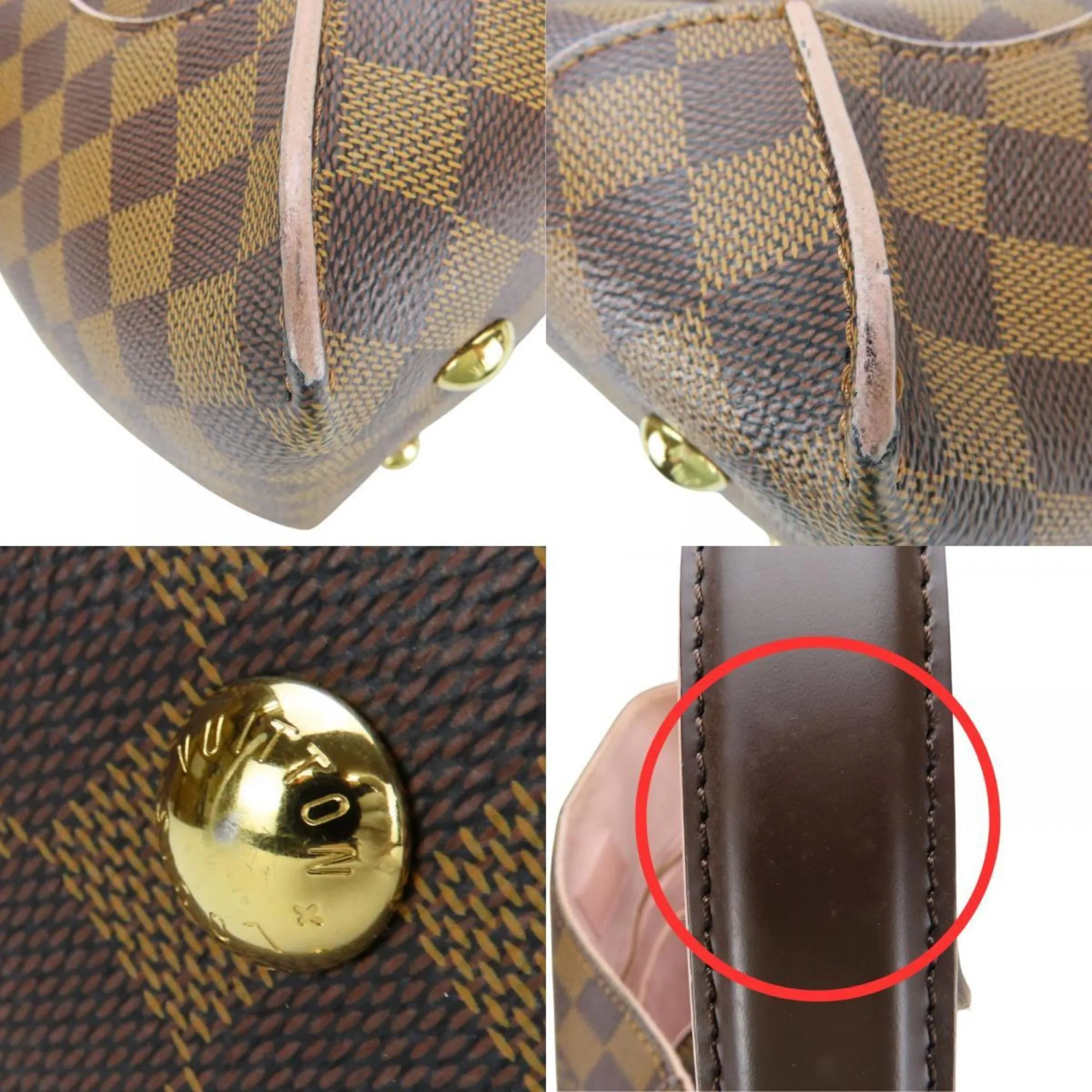Louis Vuitton Damier pink Rose Ballerine Damier Canvas Shoulder Bag (Pre-Owned)