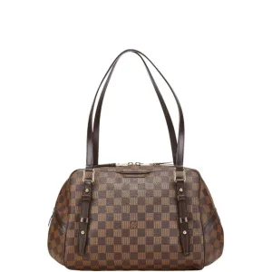 Louis Vuitton Damier Pvc Leather Handbag Shoulder Bag (Pre-Owned)