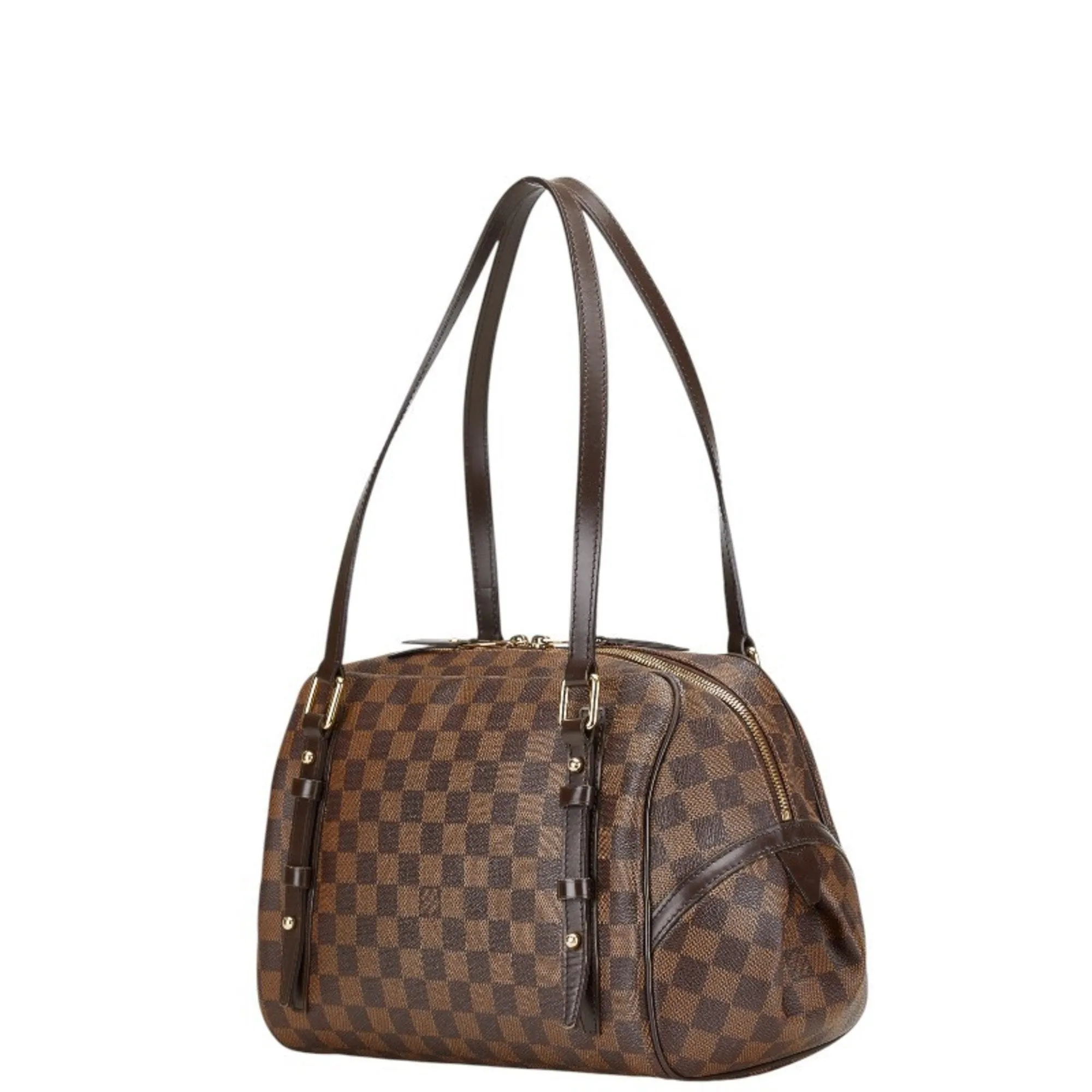 Louis Vuitton Damier Pvc Leather Handbag Shoulder Bag (Pre-Owned)