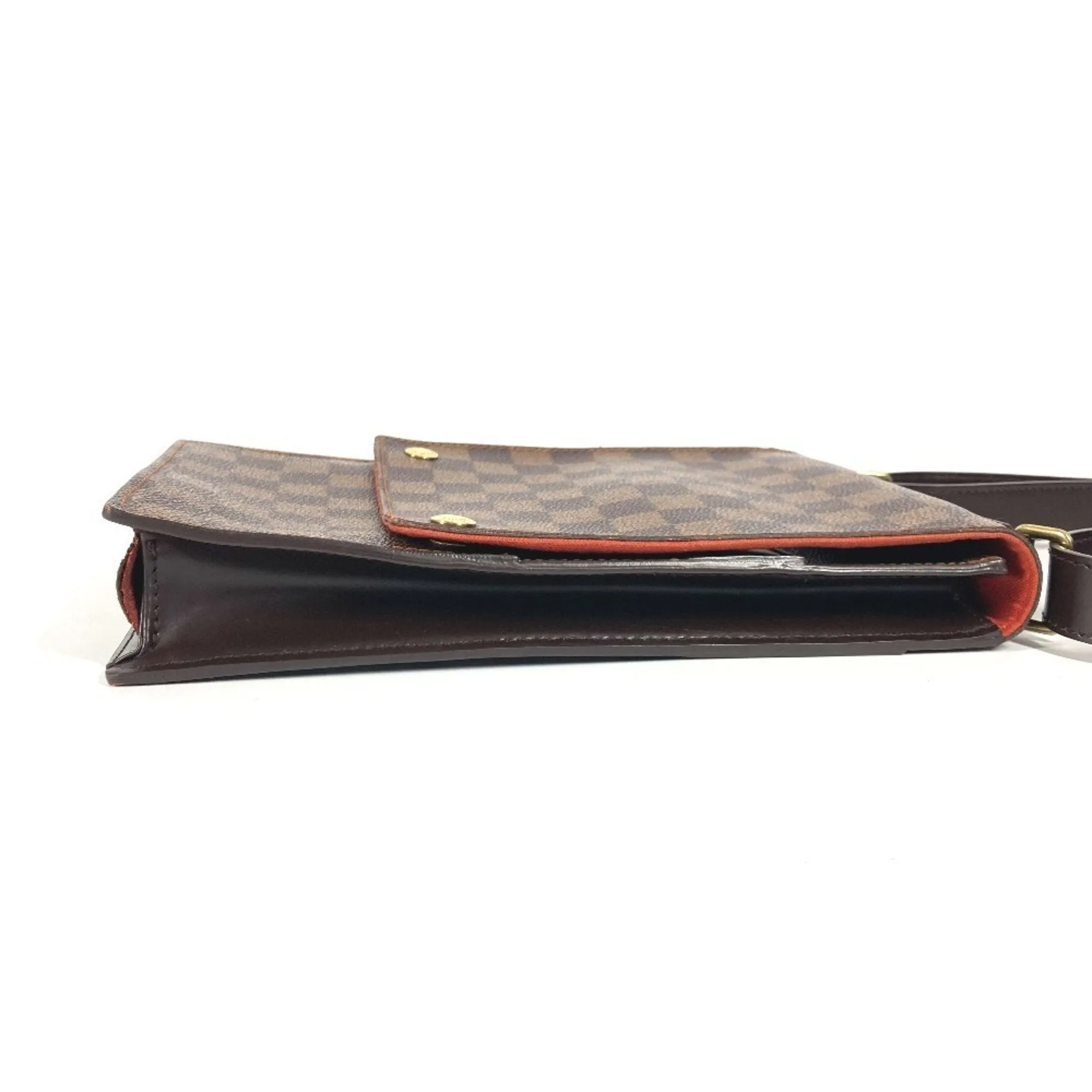 Louis Vuitton Ebene Damier Canvas Pochette Shoulder Bag (Pre-Owned)