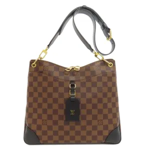 Louis Vuitton Ebene Damier Canvas Shoulder Bag (Pre-Owned)
