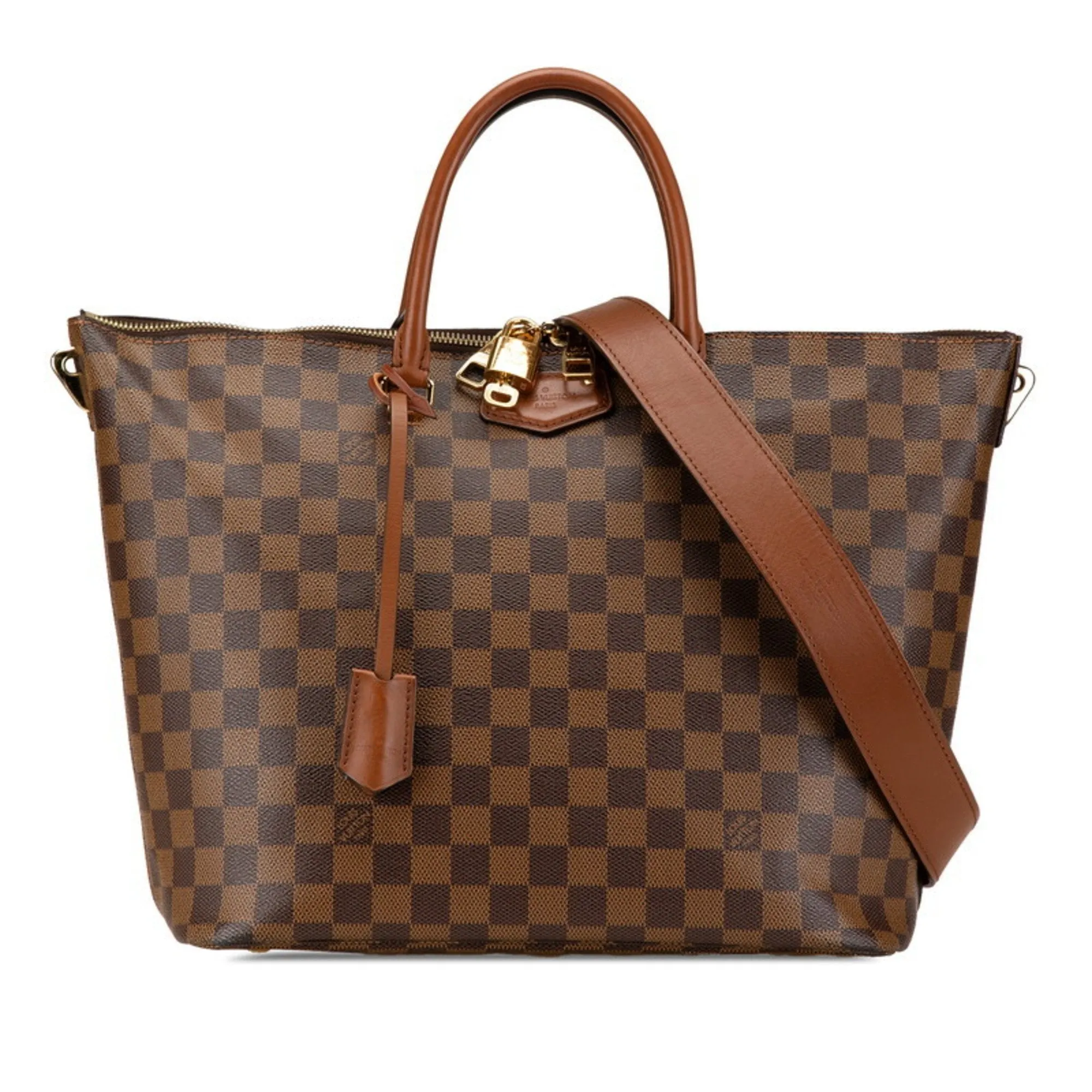 Louis Vuitton Ebene Pvc Leather Shoulder Bag Tote Bag (Pre-Owned)