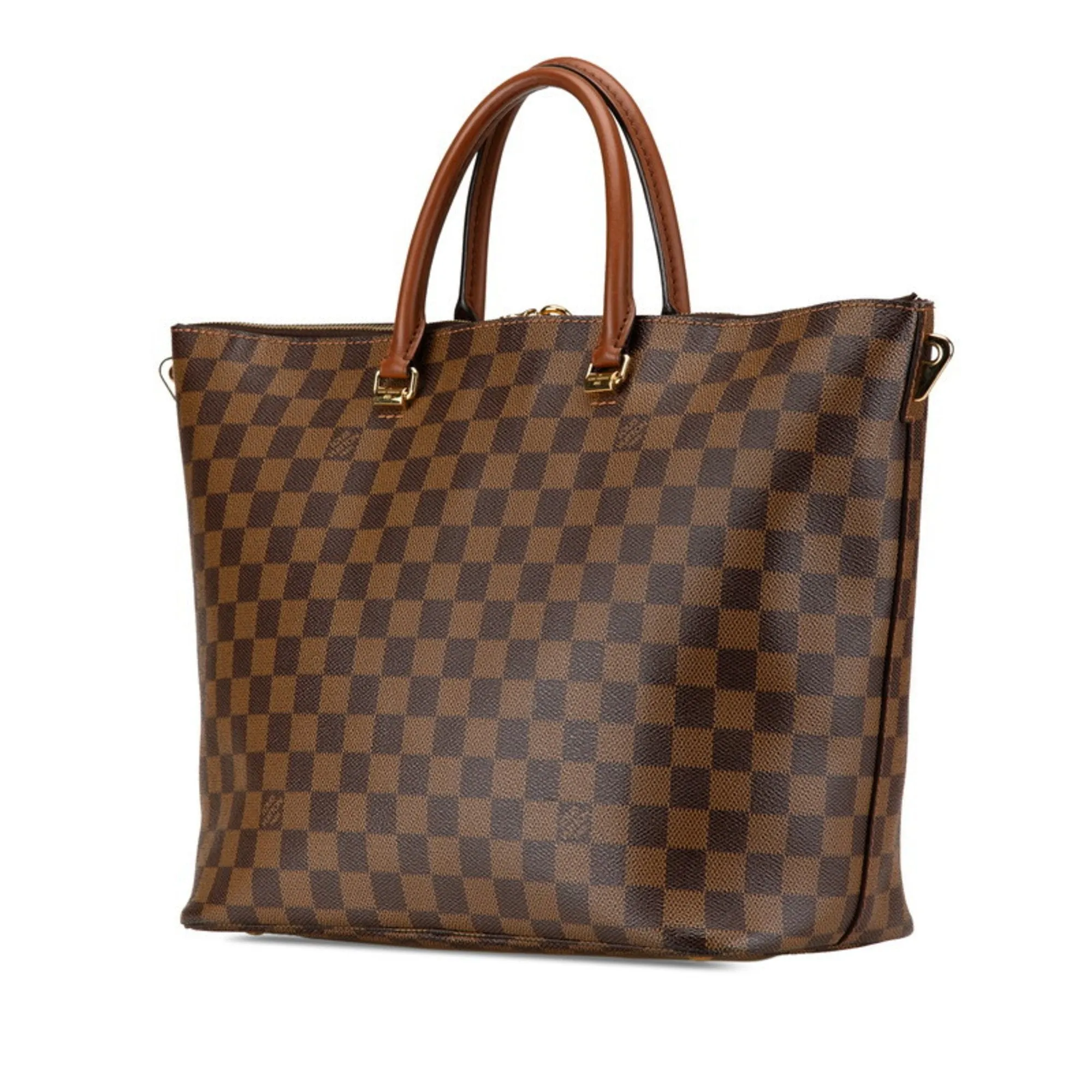 Louis Vuitton Ebene Pvc Leather Shoulder Bag Tote Bag (Pre-Owned)
