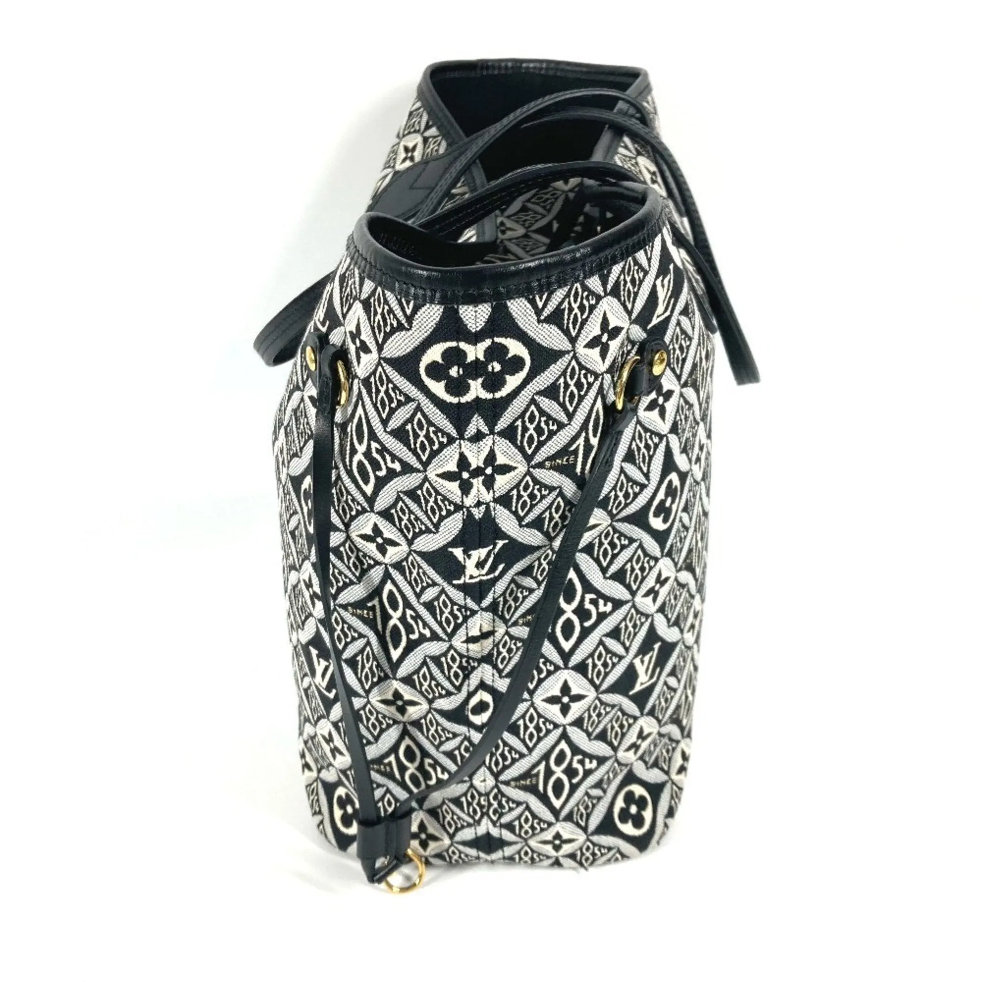 Louis Vuitton  Jacquard Leather Shoulder Bag Tote Bag (Pre-Owned)