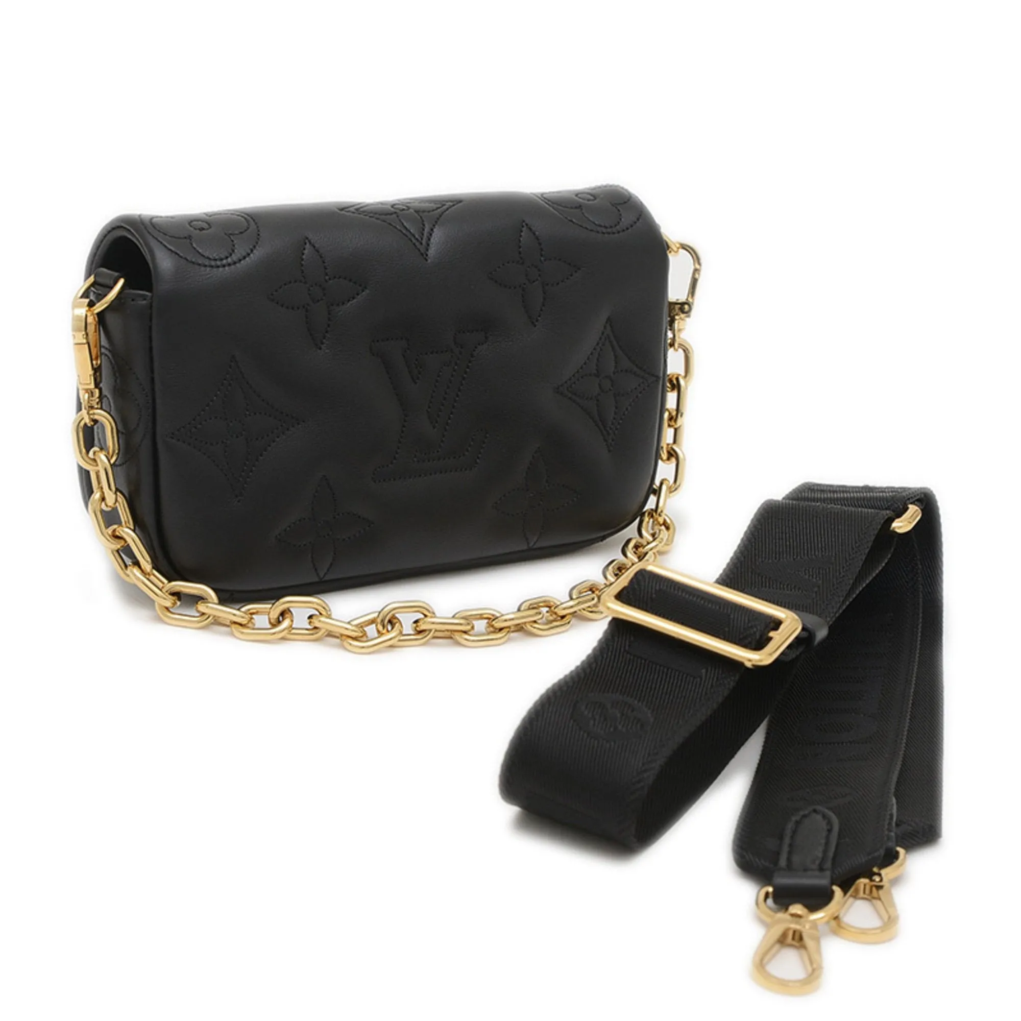 Louis Vuitton Leather Attach Case Shoulder Bag (Pre-Owned)