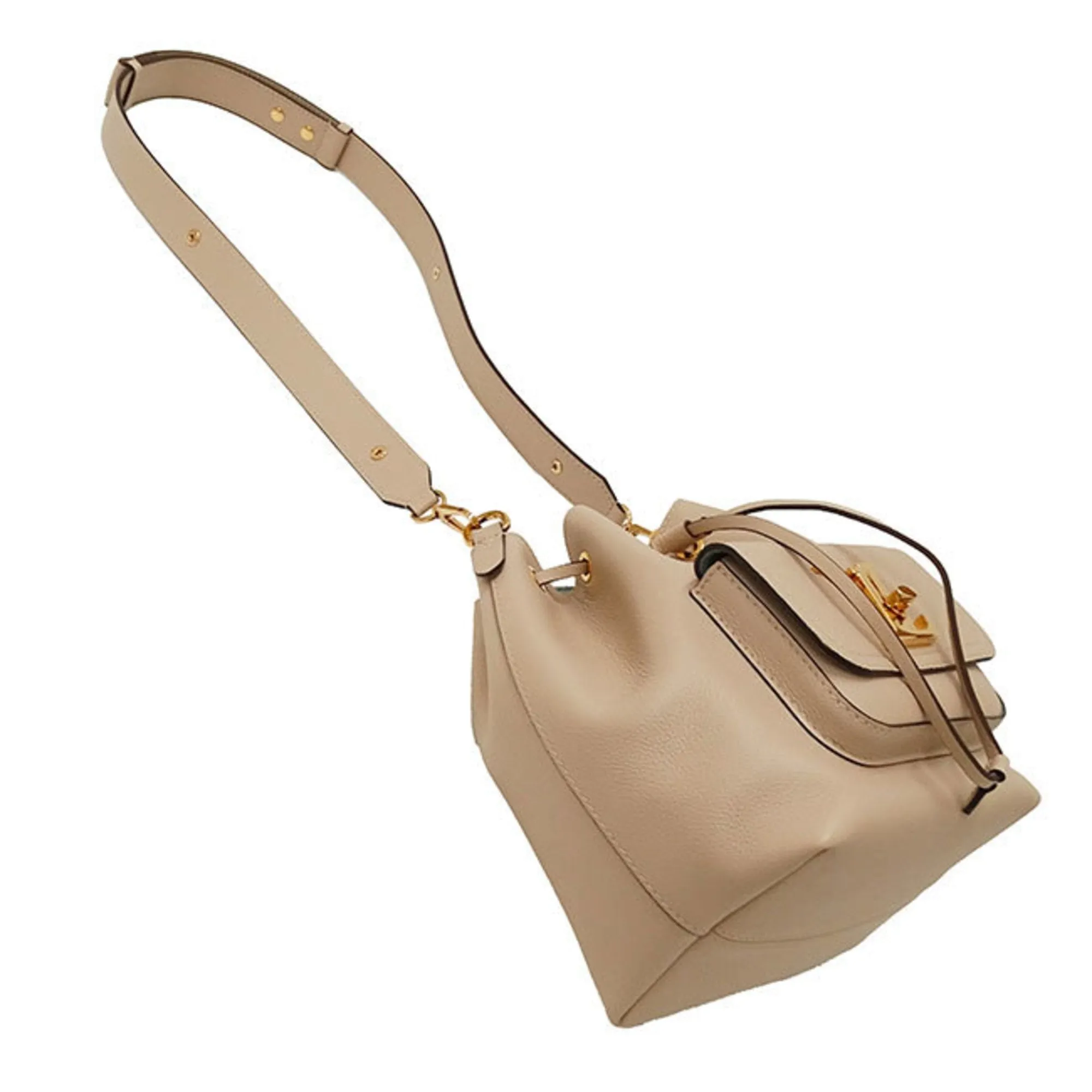Louis Vuitton Leather Handbag Shoulder Bag (Pre-Owned)