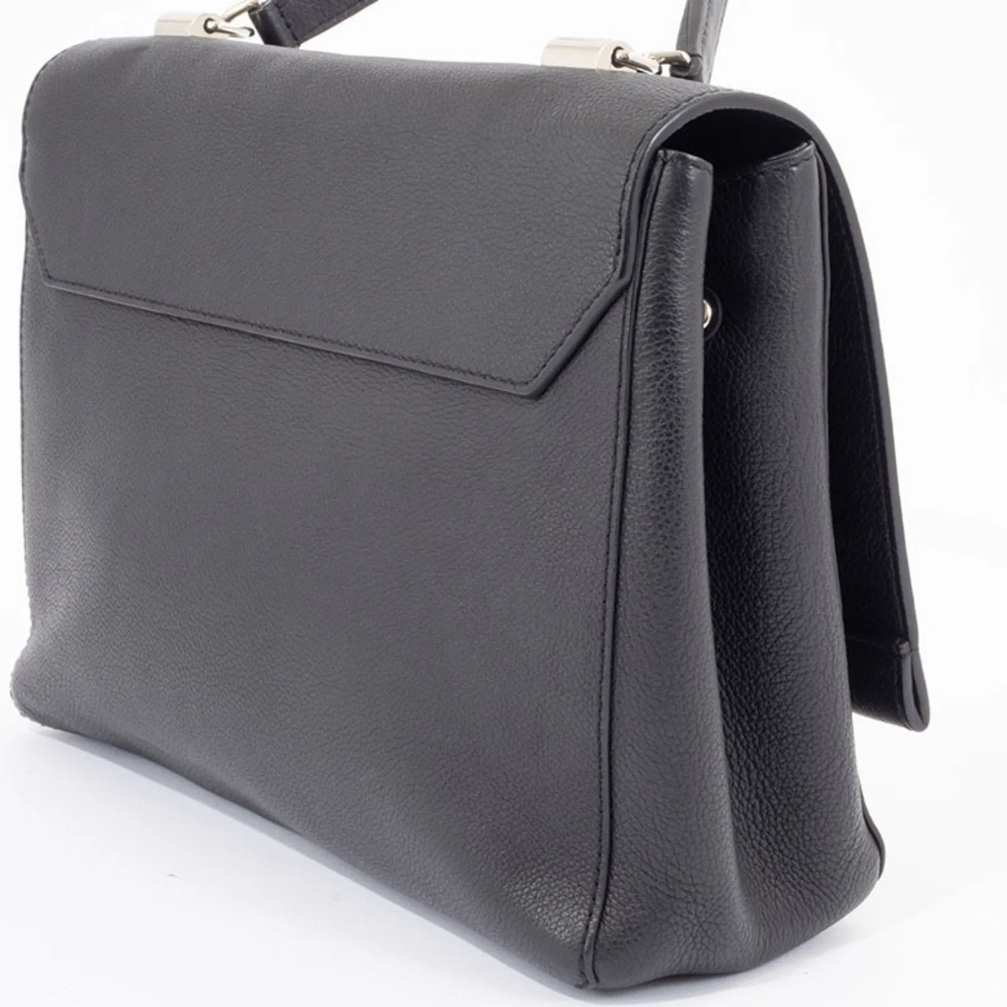 Louis Vuitton Leather Handbag Shoulder Bag (Pre-Owned)