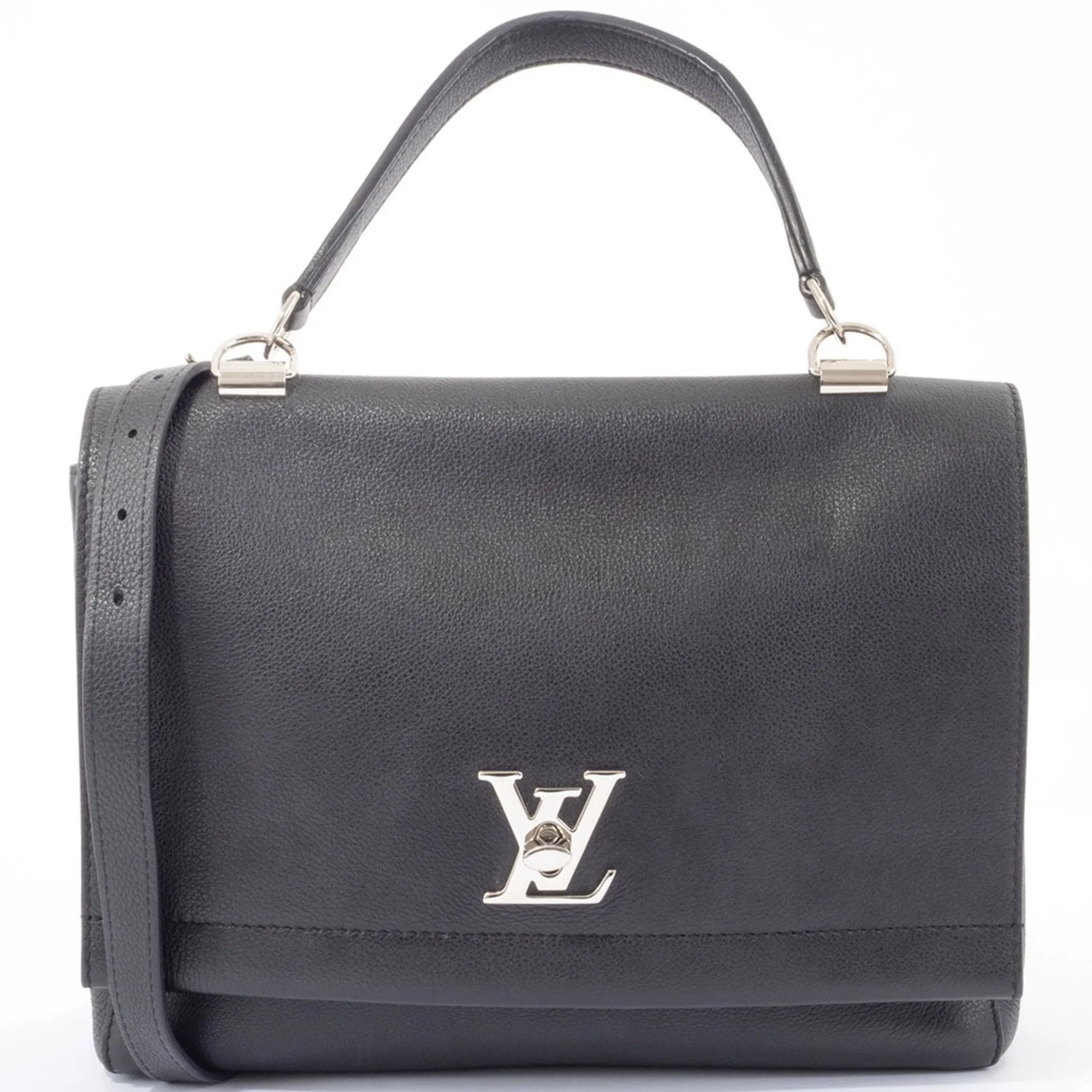 Louis Vuitton Leather Handbag Shoulder Bag (Pre-Owned)
