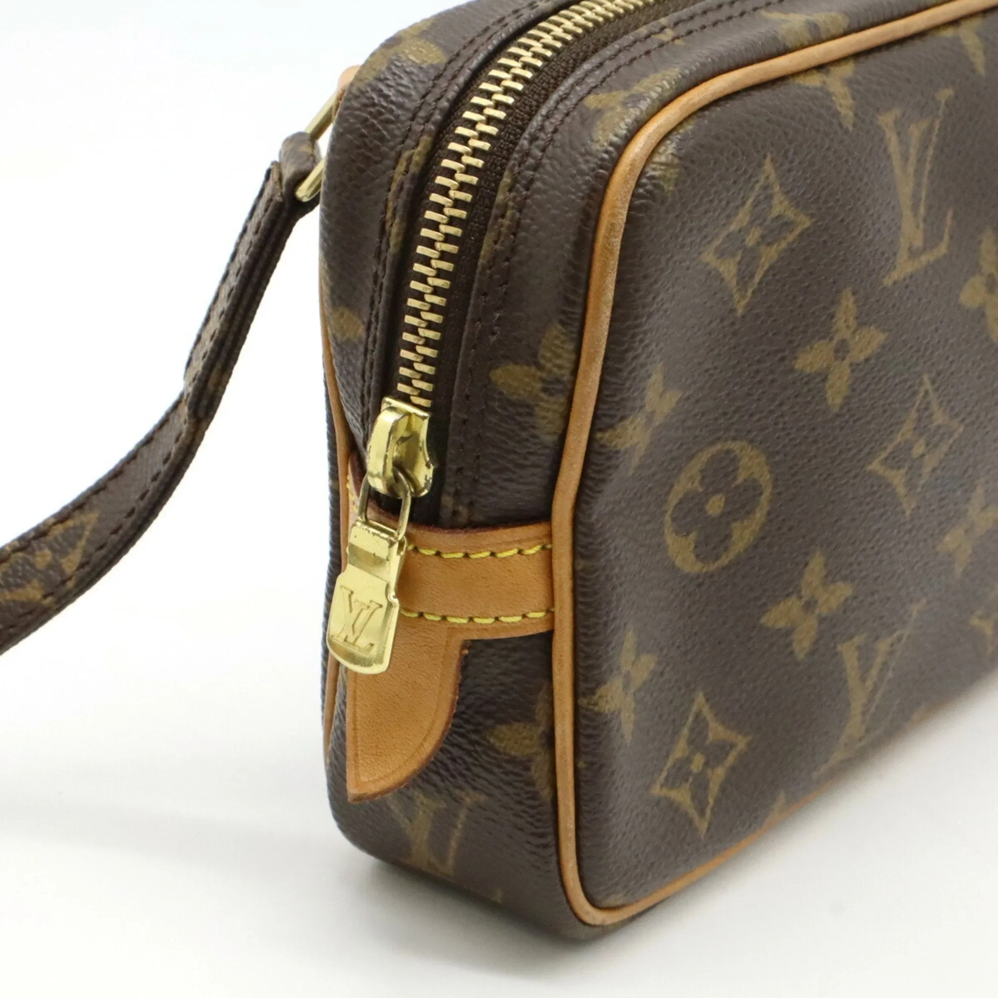 Louis Vuitton Marly Canvas Shoulder Bag (Pre-Owned)