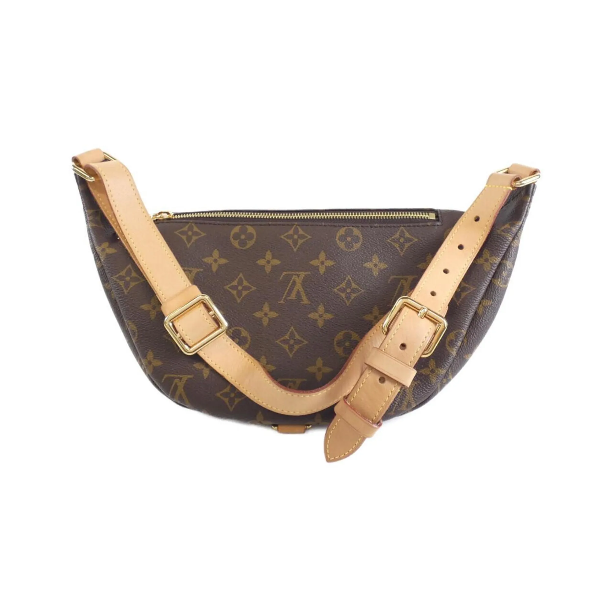 Louis Vuitton Marron Coated Canvas Shoulder Bag (Pre-Owned)