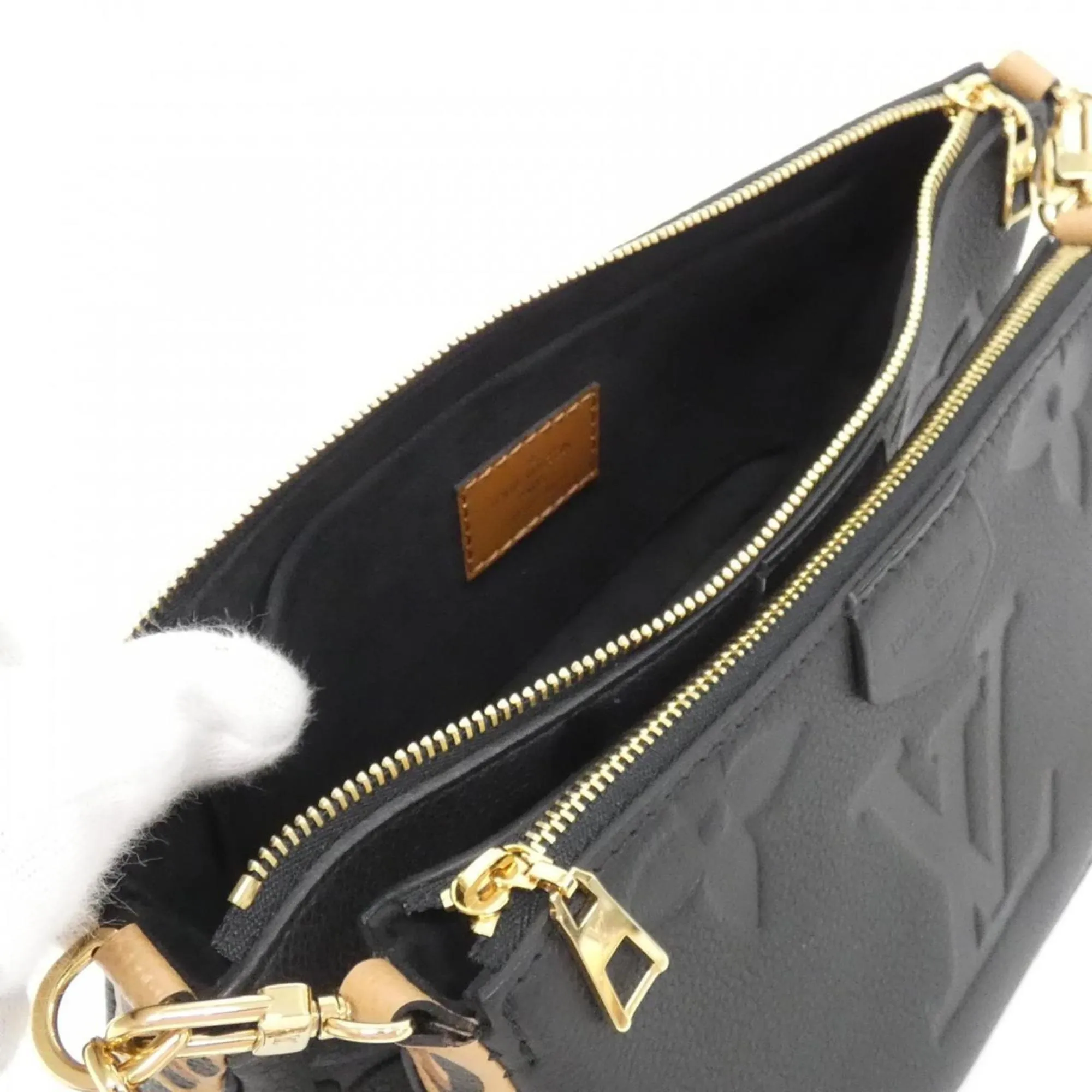 Louis Vuitton Monogram Empreinte Pochette Pouch Shoulder Bag (Pre-Owned)