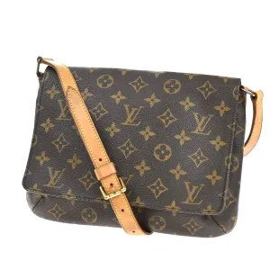Louis Vuitton Musette Tango Canvas Shoulder Bag (Pre-Owned)