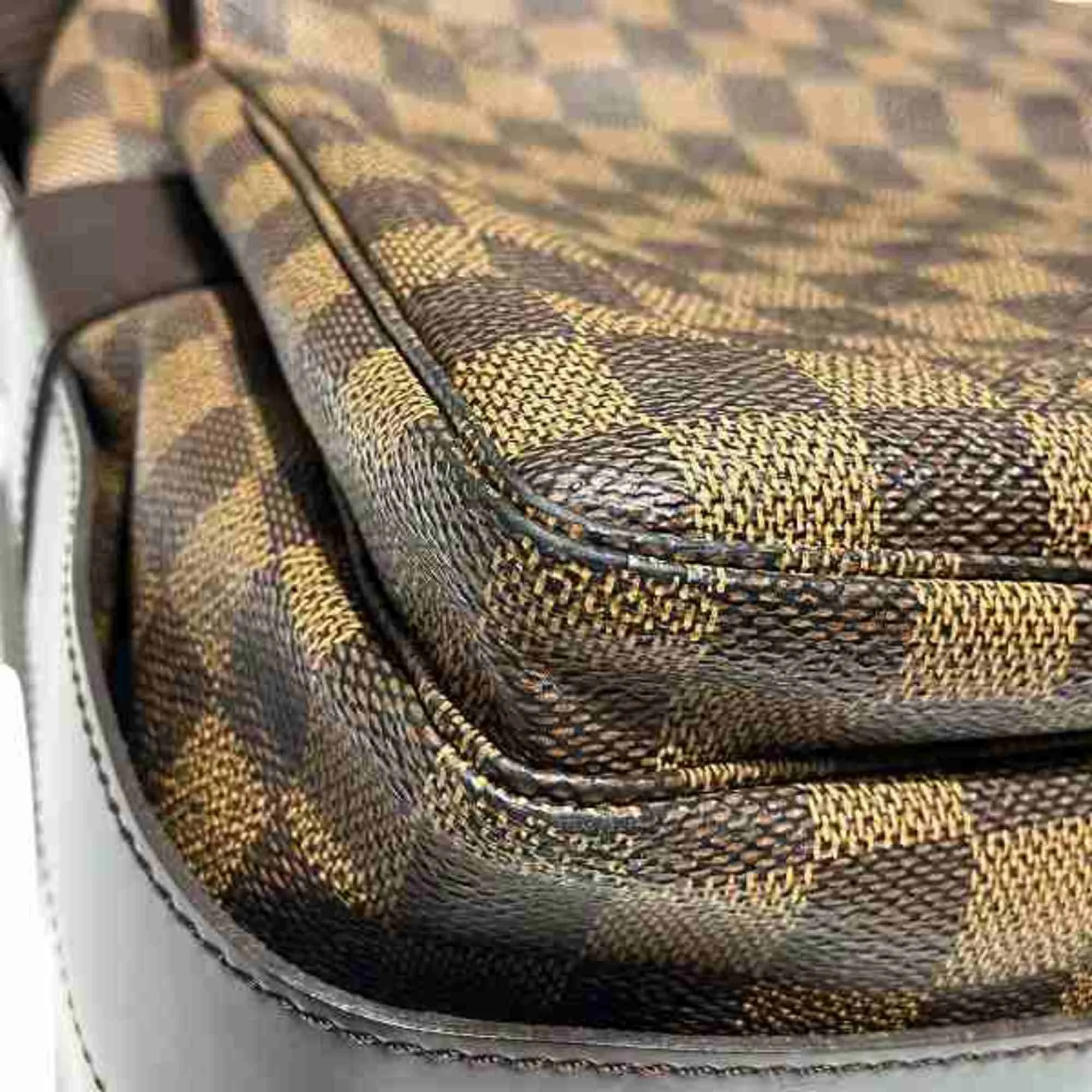 Louis Vuitton Naviglio Canvas Shoulder Bag (Pre-Owned)