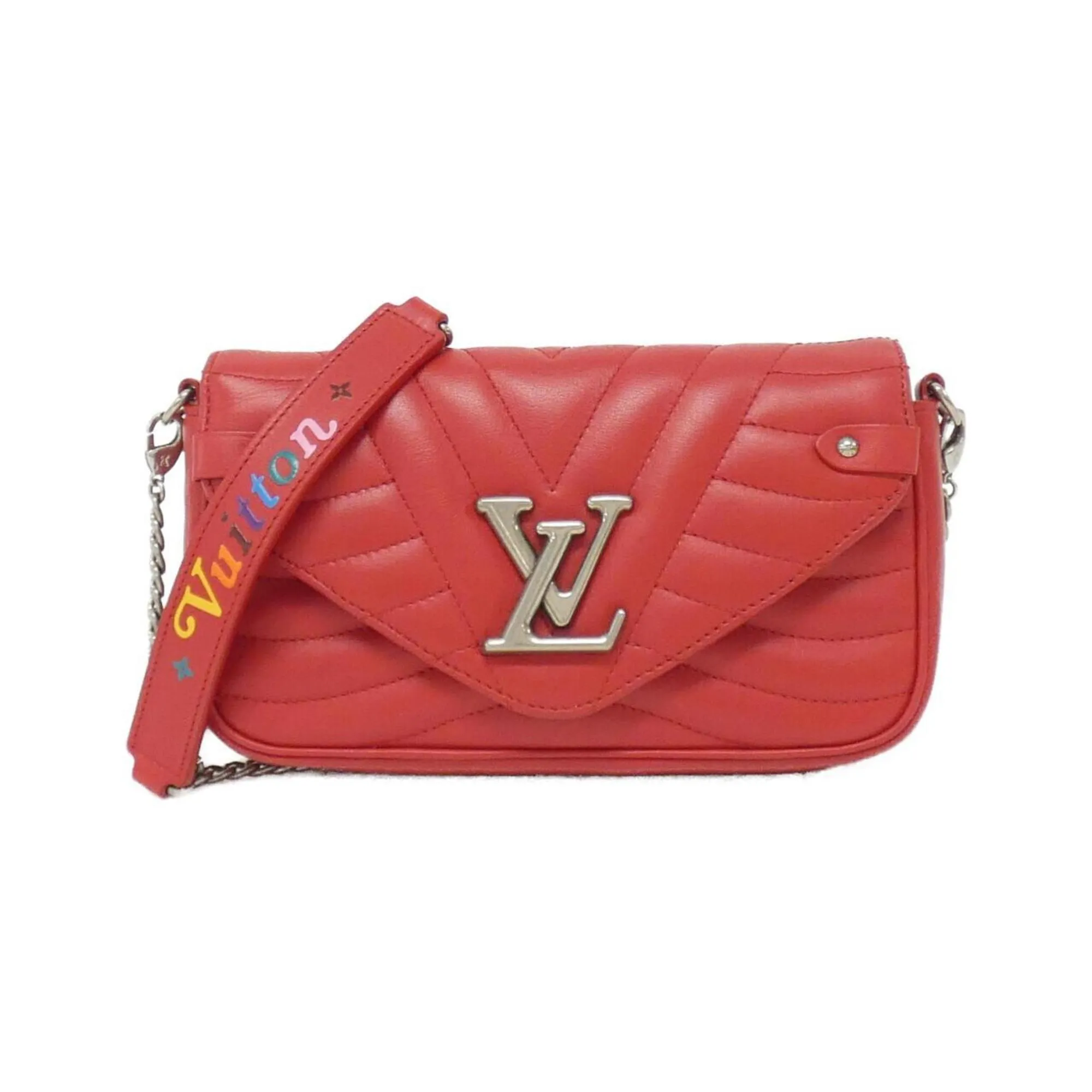 Louis Vuitton New Wave Leather Shoulder Bag (Pre-Owned)