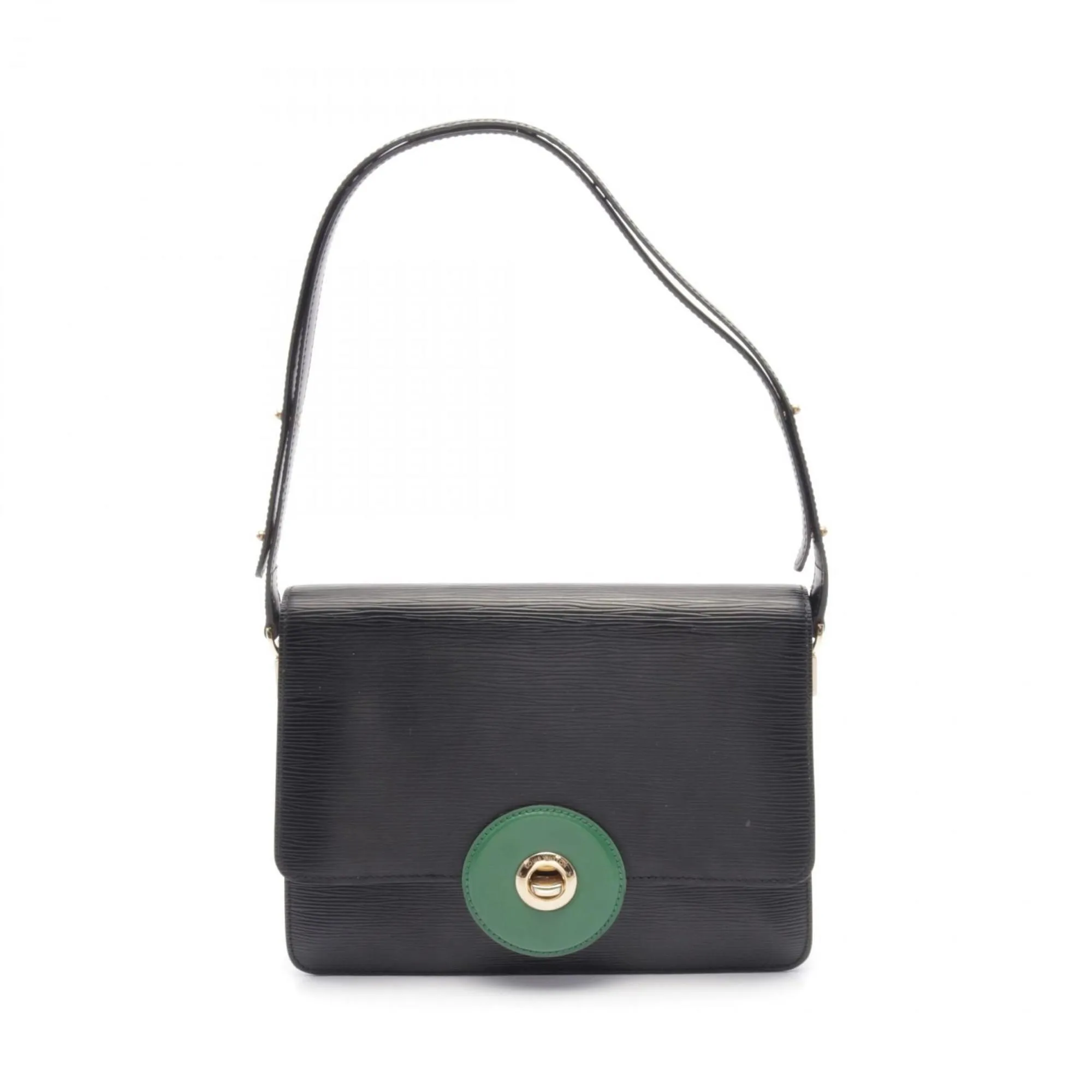 Louis Vuitton  Noir Epi Leather Shoulder Bag (Pre-Owned)